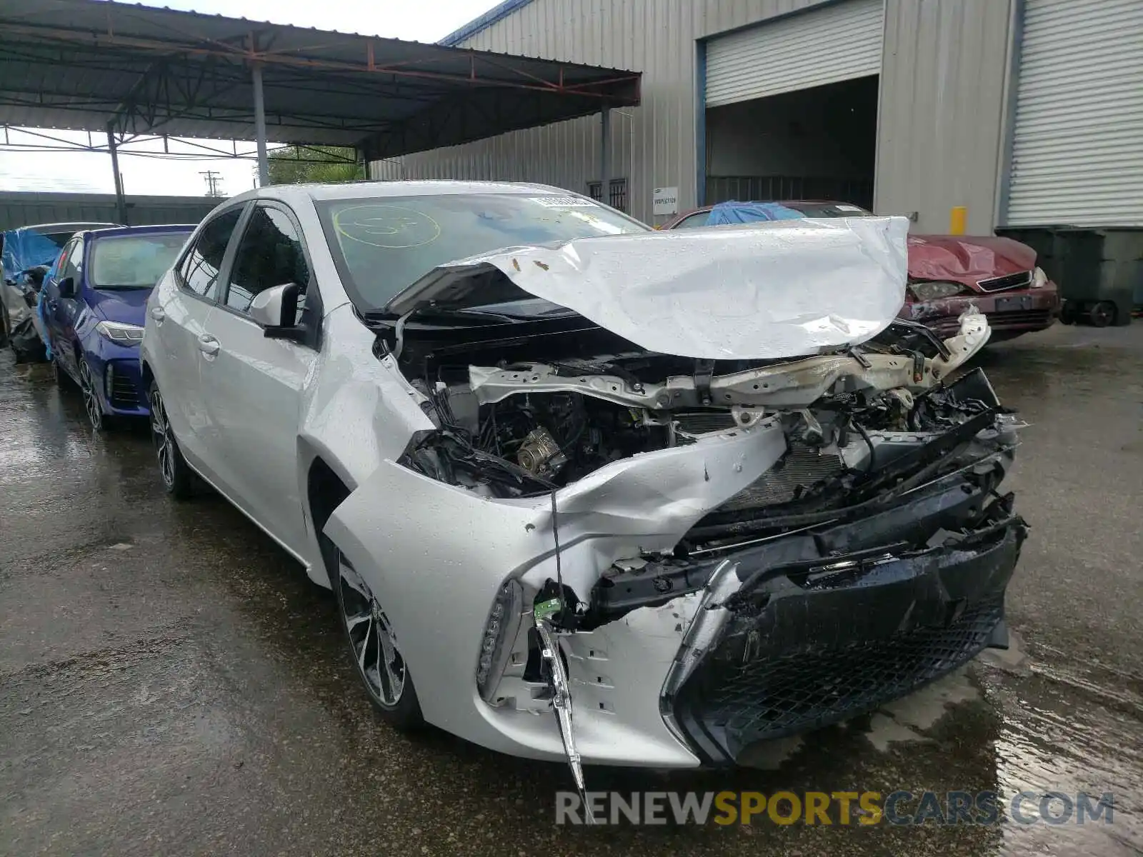 1 Photograph of a damaged car 5YFBURHE3KP880055 TOYOTA COROLLA 2019