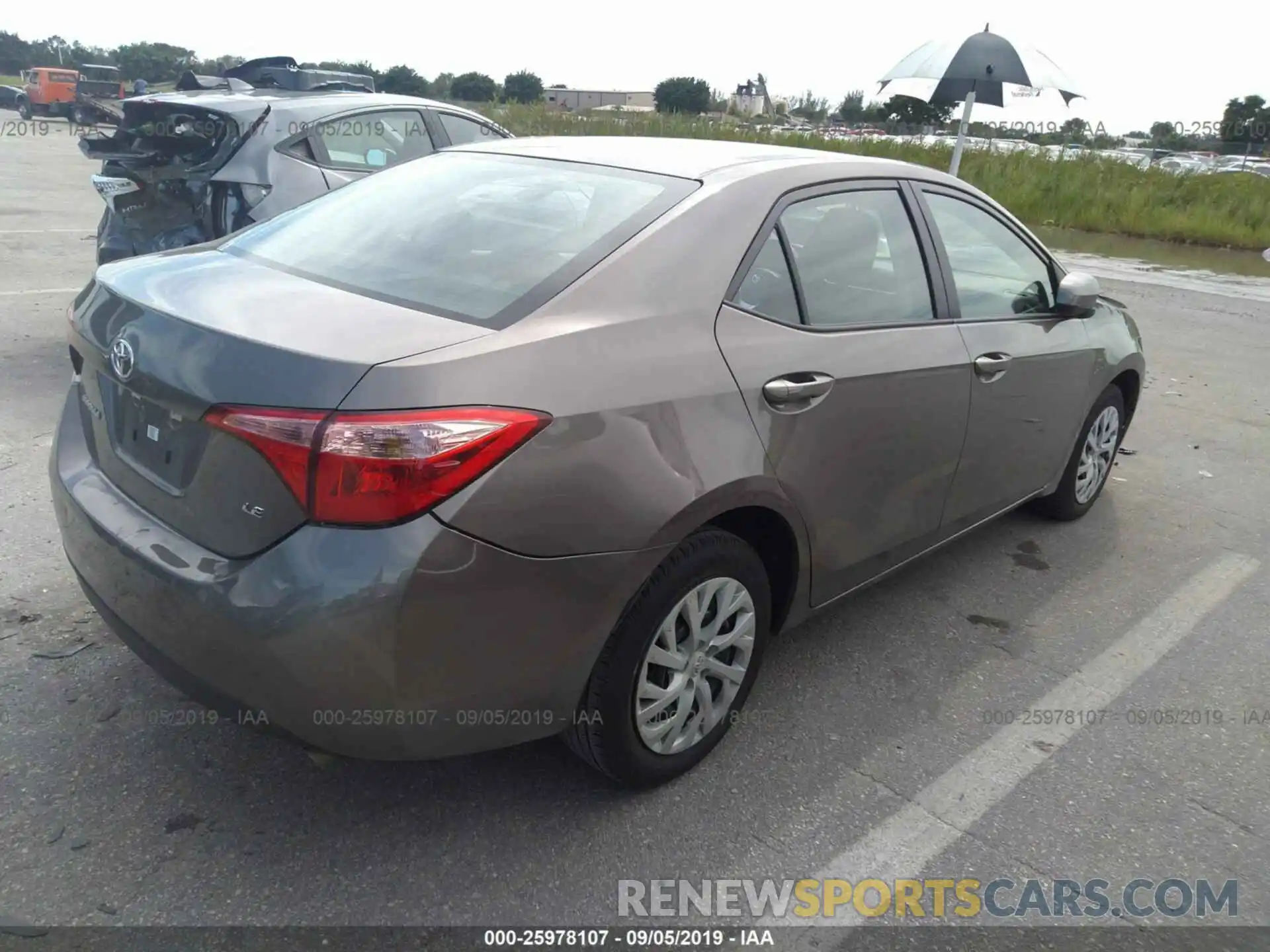 4 Photograph of a damaged car 5YFBURHE3KP881674 TOYOTA COROLLA 2019