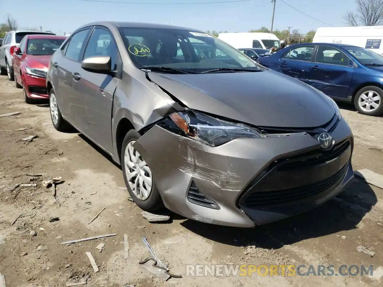 9 Photograph of a damaged car 5YFBURHE3KP884705 TOYOTA COROLLA 2019