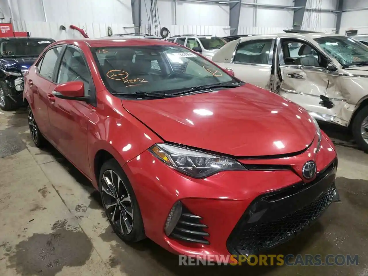 1 Photograph of a damaged car 5YFBURHE3KP886924 TOYOTA COROLLA 2019