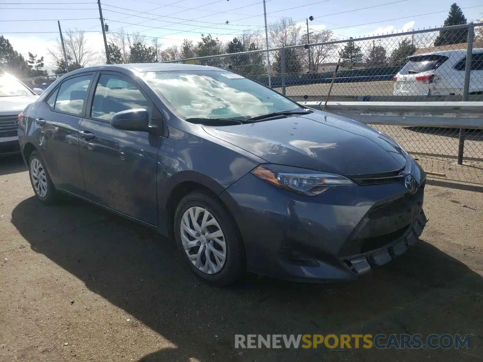 1 Photograph of a damaged car 5YFBURHE3KP887443 TOYOTA COROLLA 2019