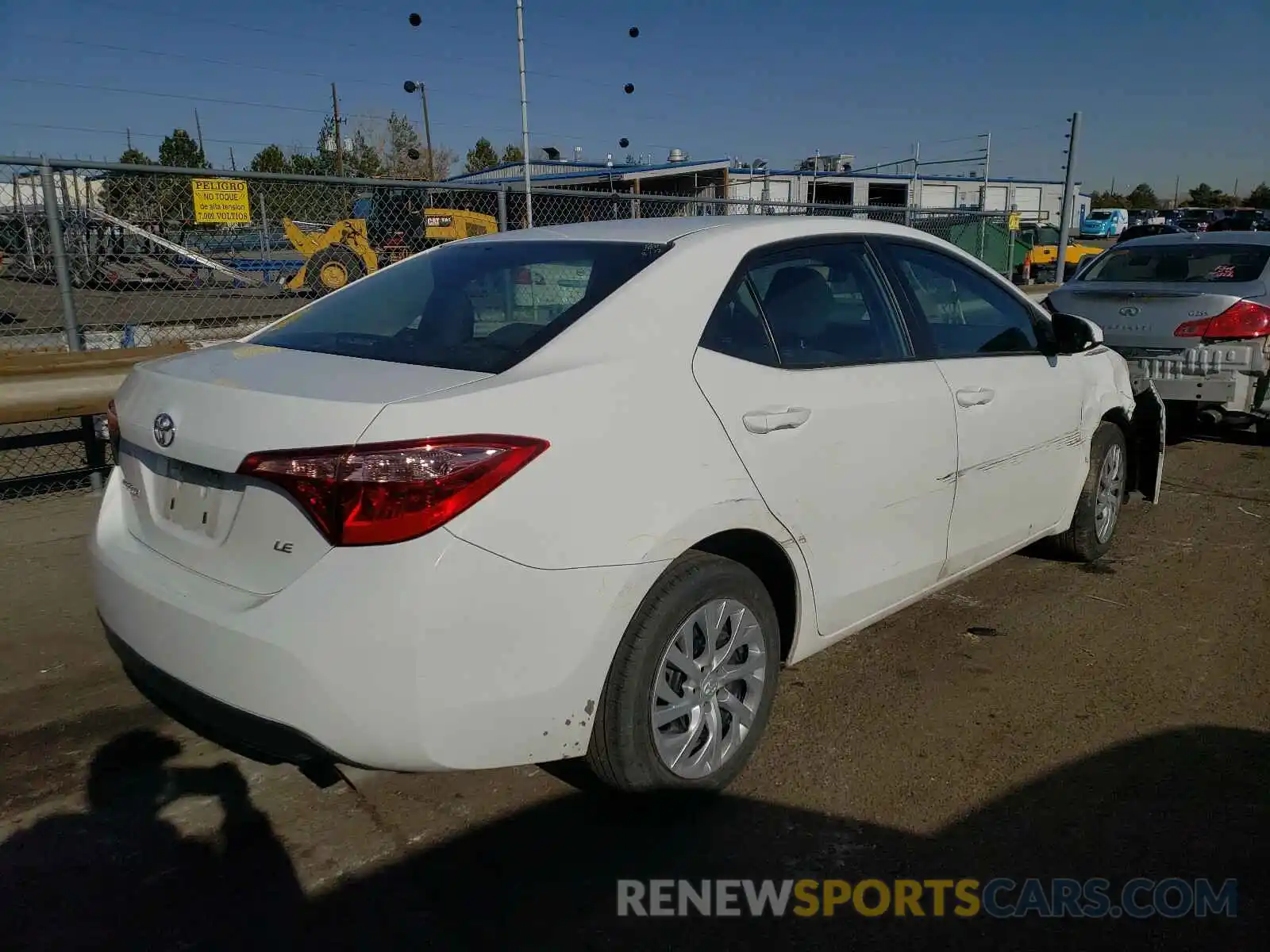 4 Photograph of a damaged car 5YFBURHE3KP887555 TOYOTA COROLLA 2019