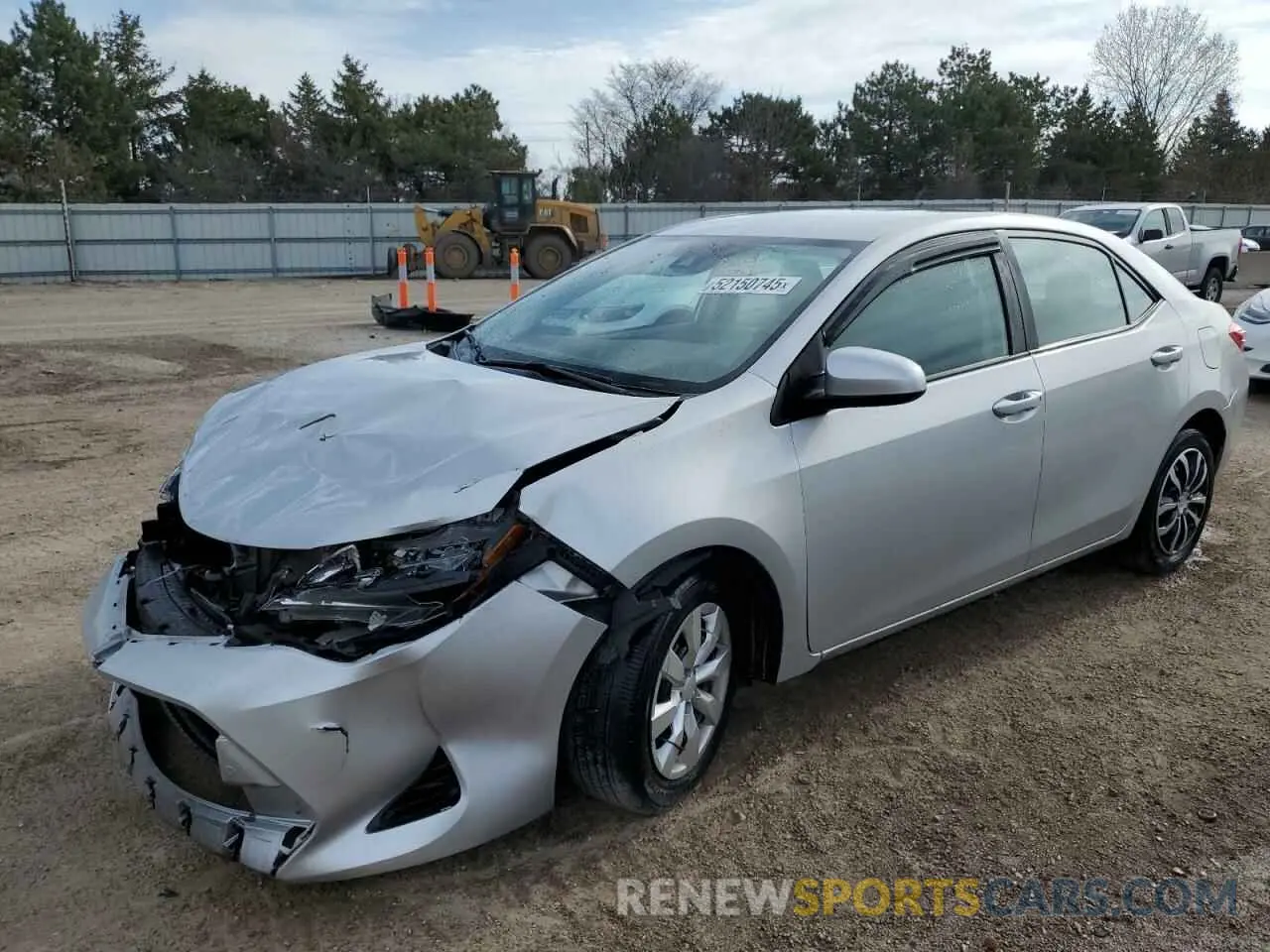 1 Photograph of a damaged car 5YFBURHE3KP887717 TOYOTA COROLLA 2019