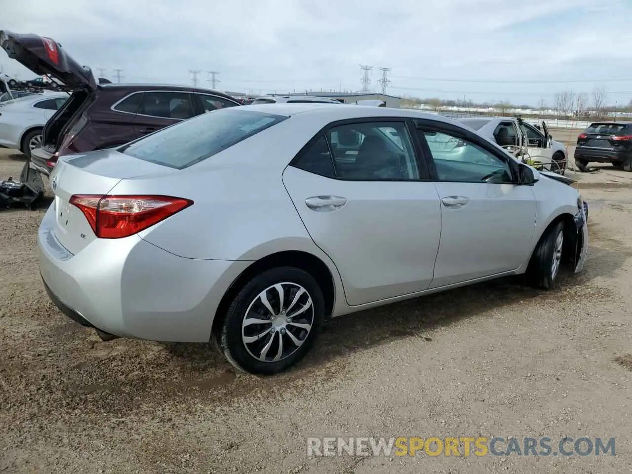3 Photograph of a damaged car 5YFBURHE3KP887717 TOYOTA COROLLA 2019
