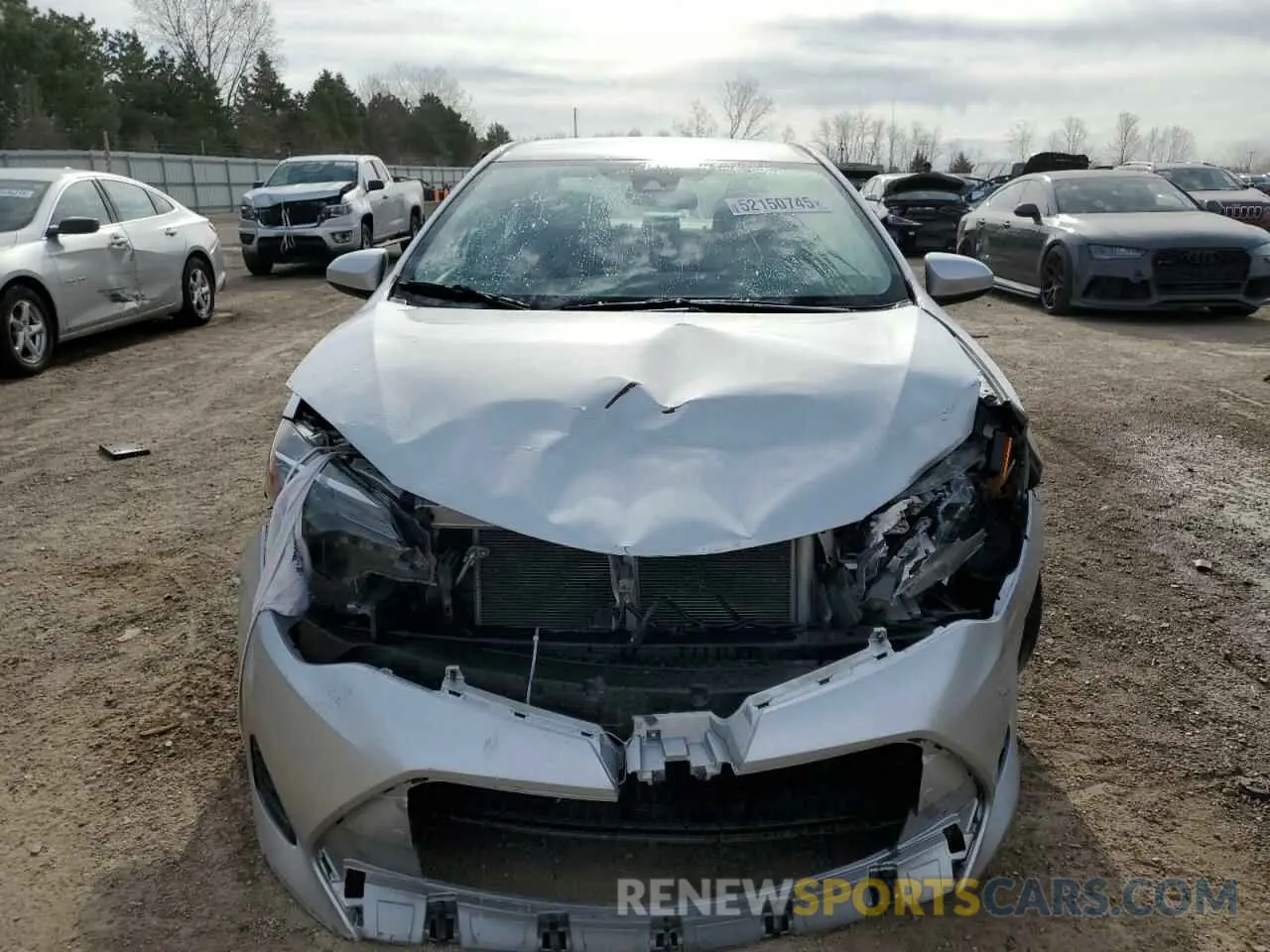5 Photograph of a damaged car 5YFBURHE3KP887717 TOYOTA COROLLA 2019