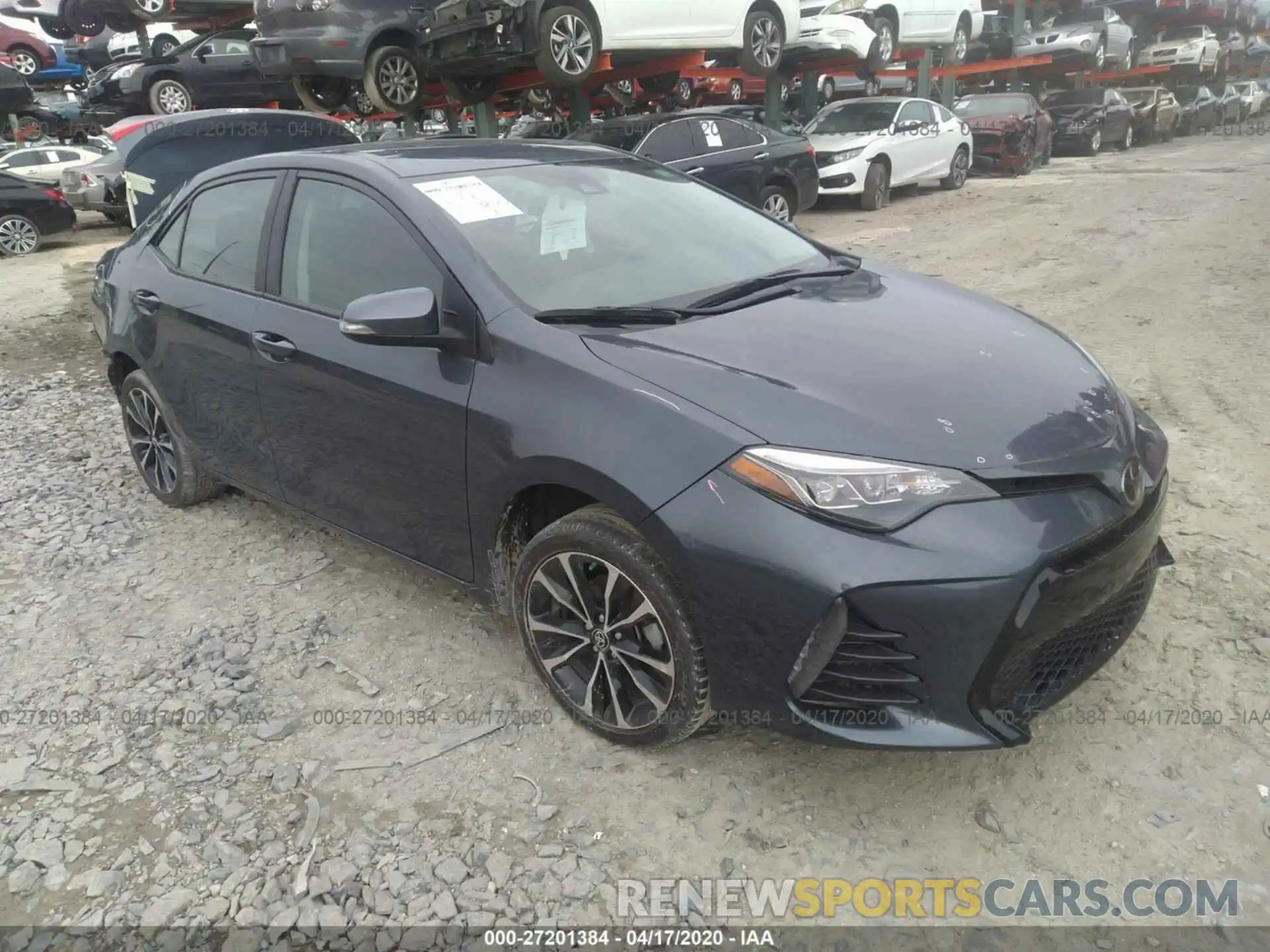 1 Photograph of a damaged car 5YFBURHE3KP888978 TOYOTA COROLLA 2019