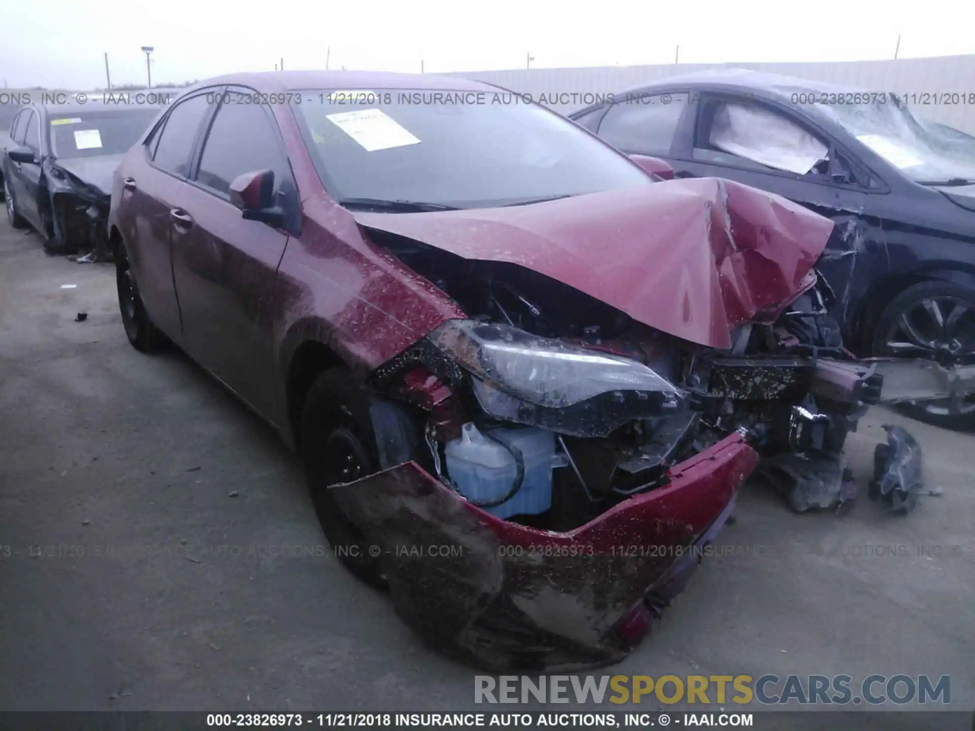 1 Photograph of a damaged car 5YFBURHE3KP889578 TOYOTA COROLLA 2019