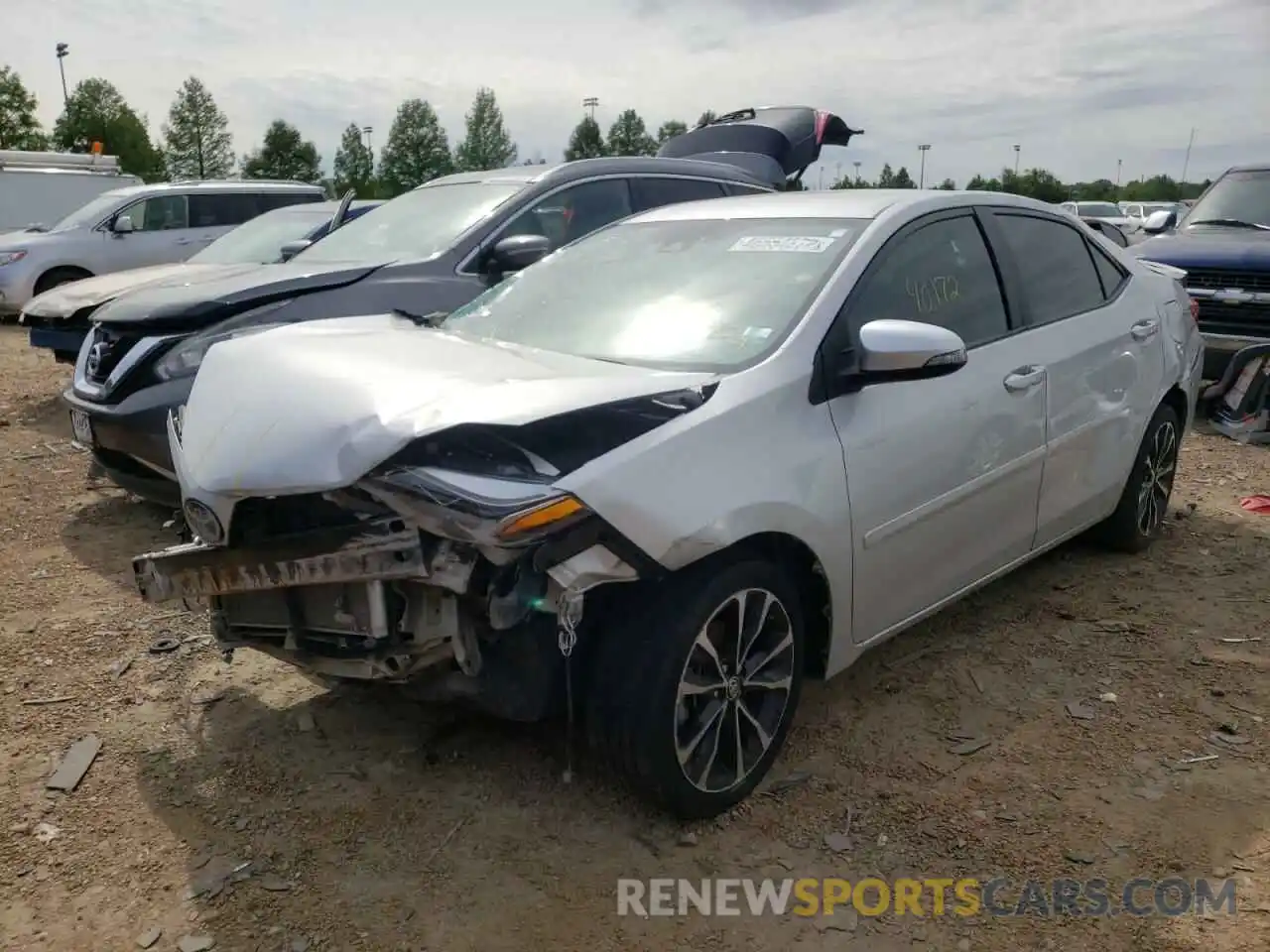 2 Photograph of a damaged car 5YFBURHE3KP891752 TOYOTA COROLLA 2019