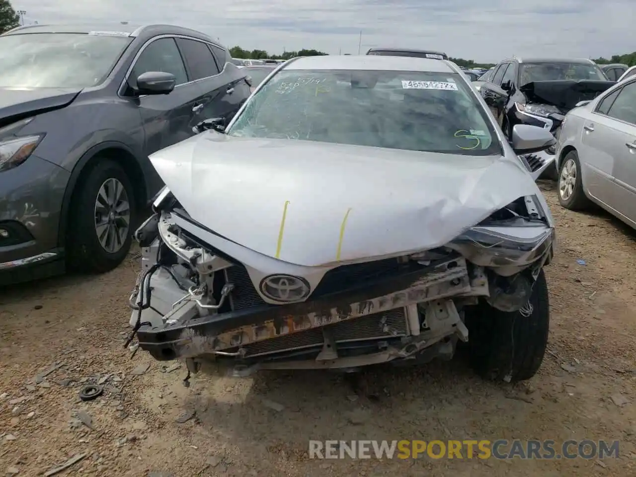 7 Photograph of a damaged car 5YFBURHE3KP891752 TOYOTA COROLLA 2019