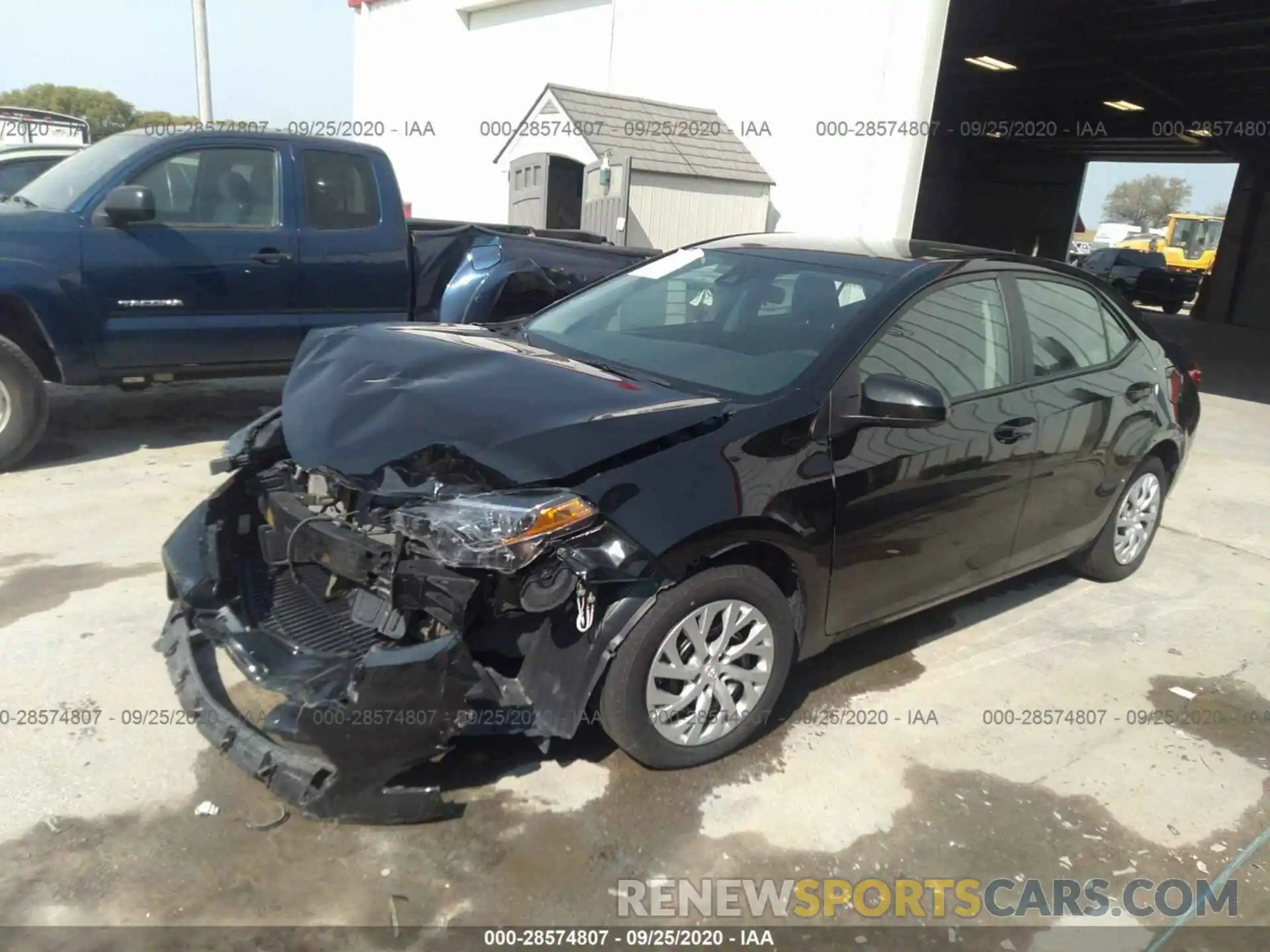 2 Photograph of a damaged car 5YFBURHE3KP891766 TOYOTA COROLLA 2019