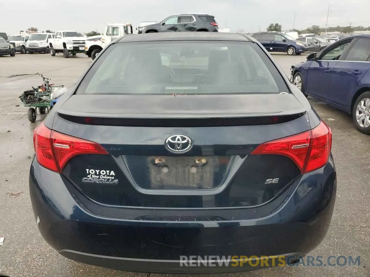 6 Photograph of a damaged car 5YFBURHE3KP892531 TOYOTA COROLLA 2019