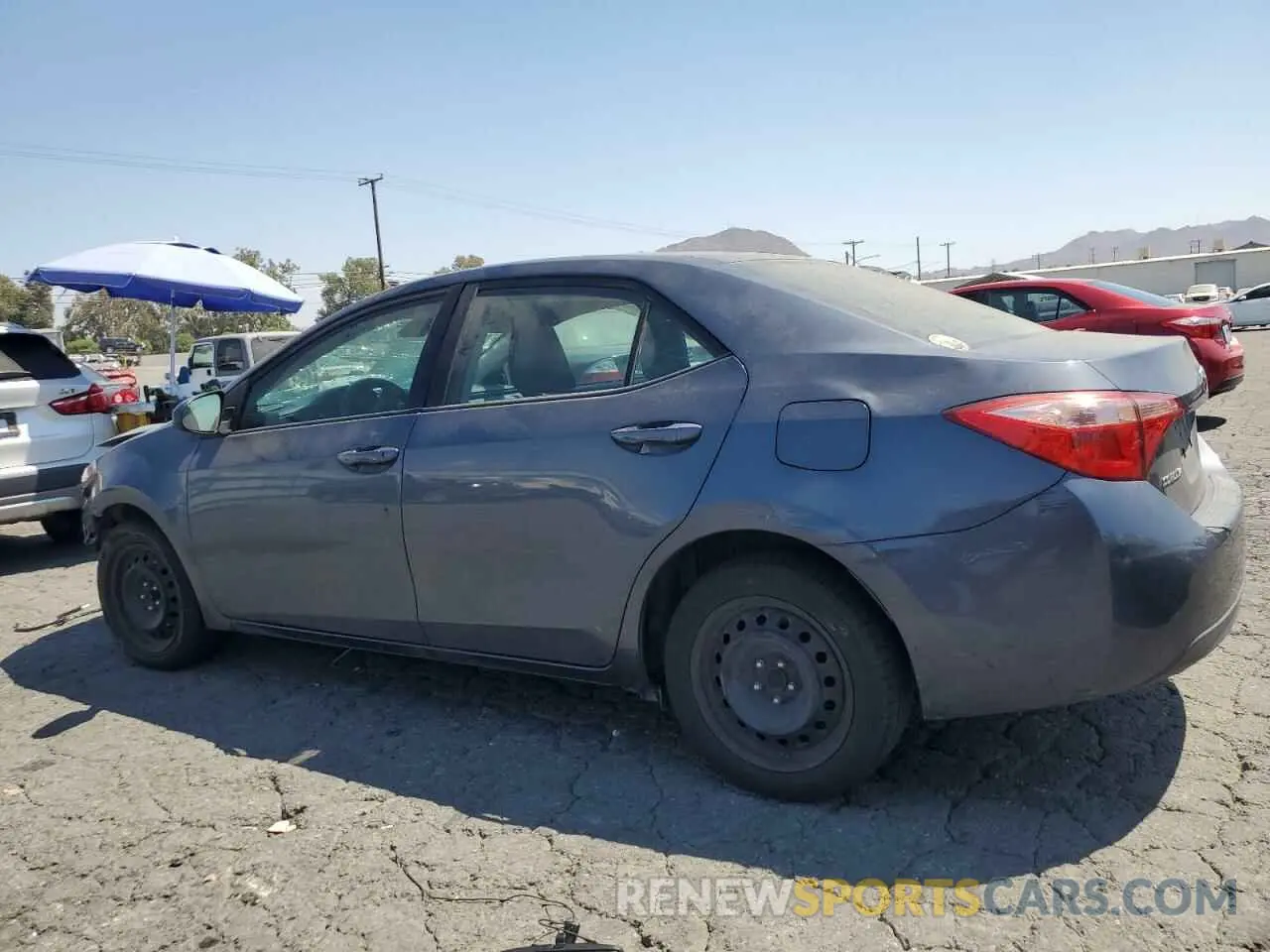 2 Photograph of a damaged car 5YFBURHE3KP894120 TOYOTA COROLLA 2019