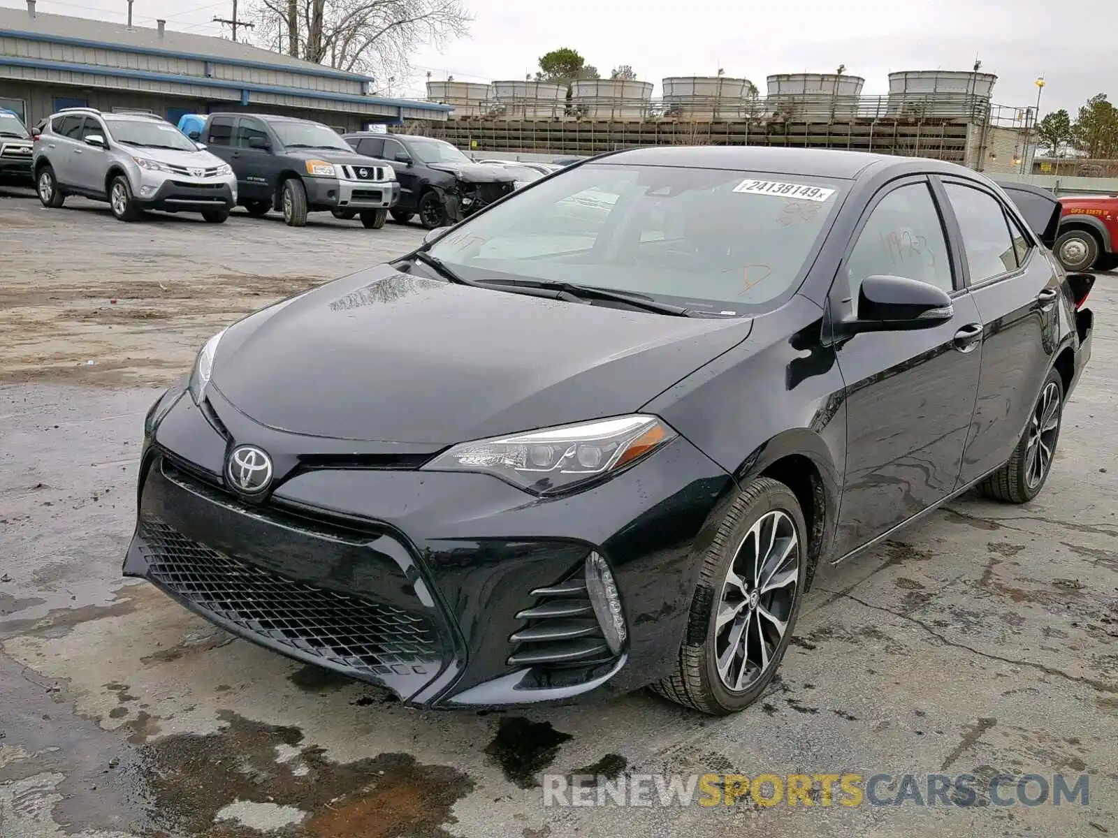 2 Photograph of a damaged car 5YFBURHE3KP895560 TOYOTA COROLLA 2019