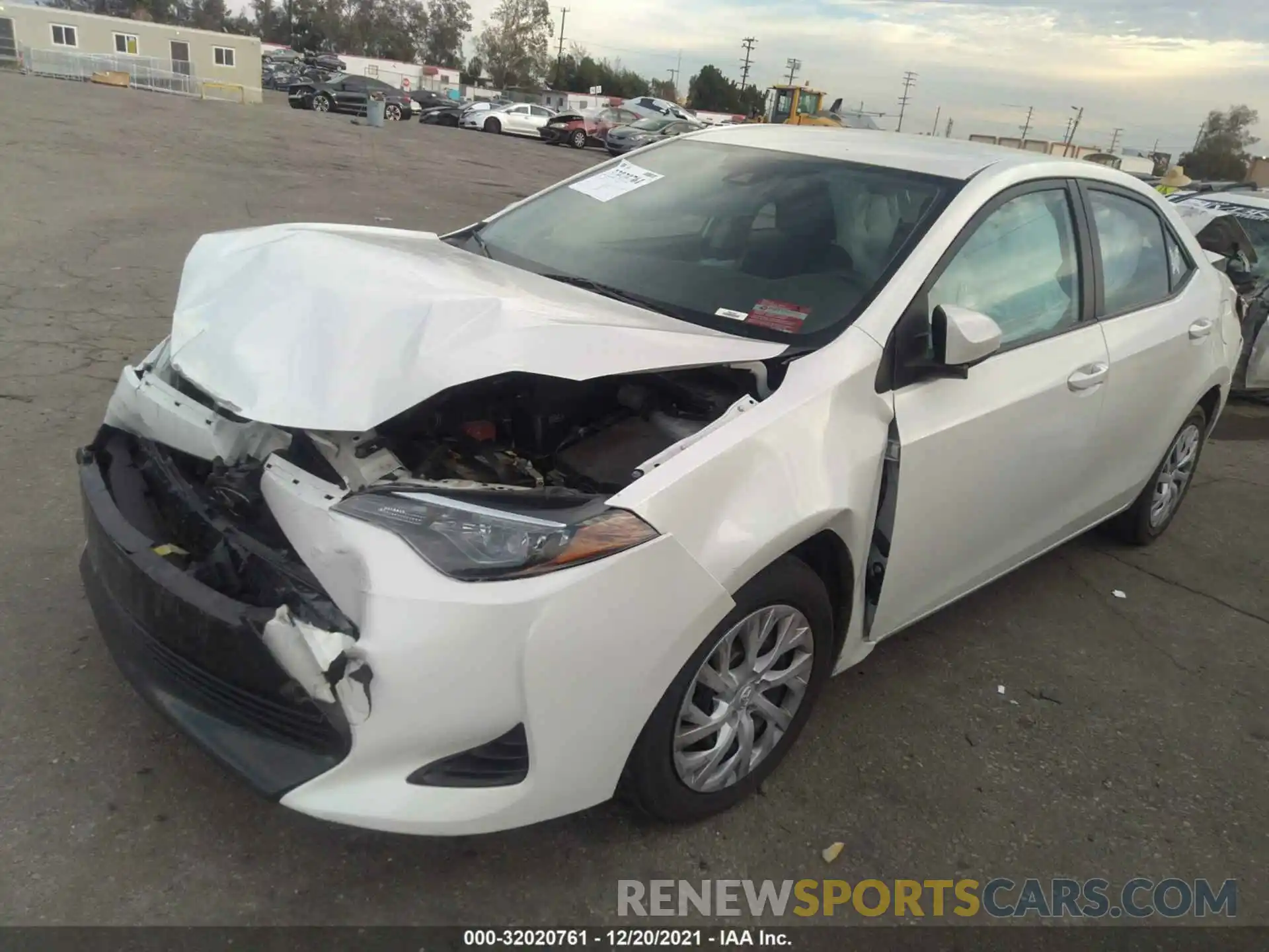 2 Photograph of a damaged car 5YFBURHE3KP896417 TOYOTA COROLLA 2019