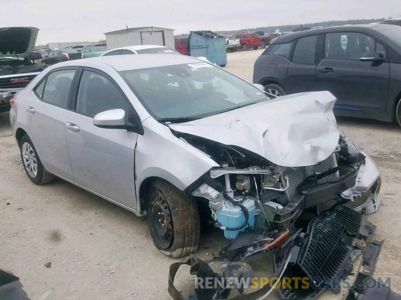 1 Photograph of a damaged car 5YFBURHE3KP897986 TOYOTA COROLLA 2019