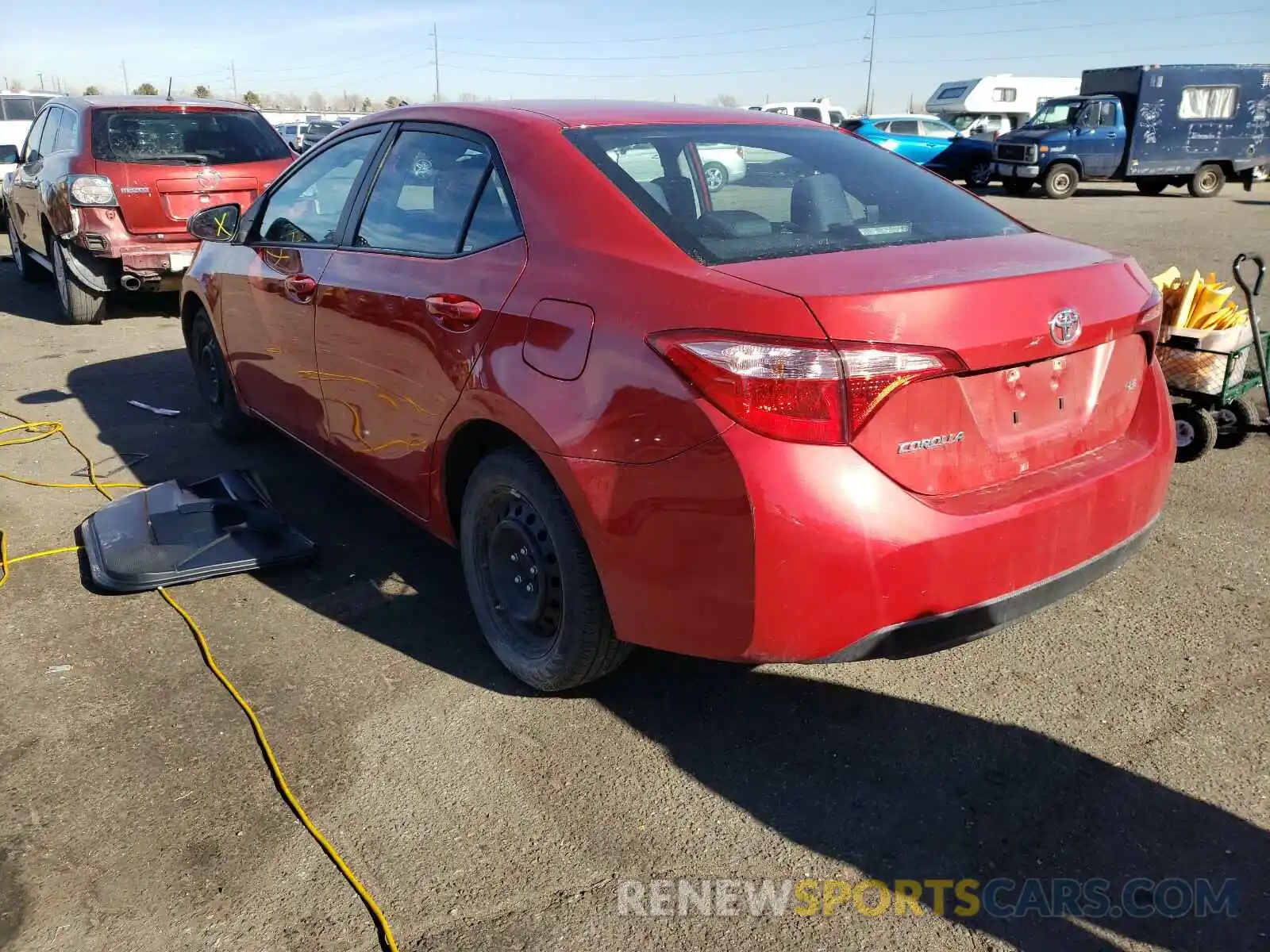 3 Photograph of a damaged car 5YFBURHE3KP899382 TOYOTA COROLLA 2019