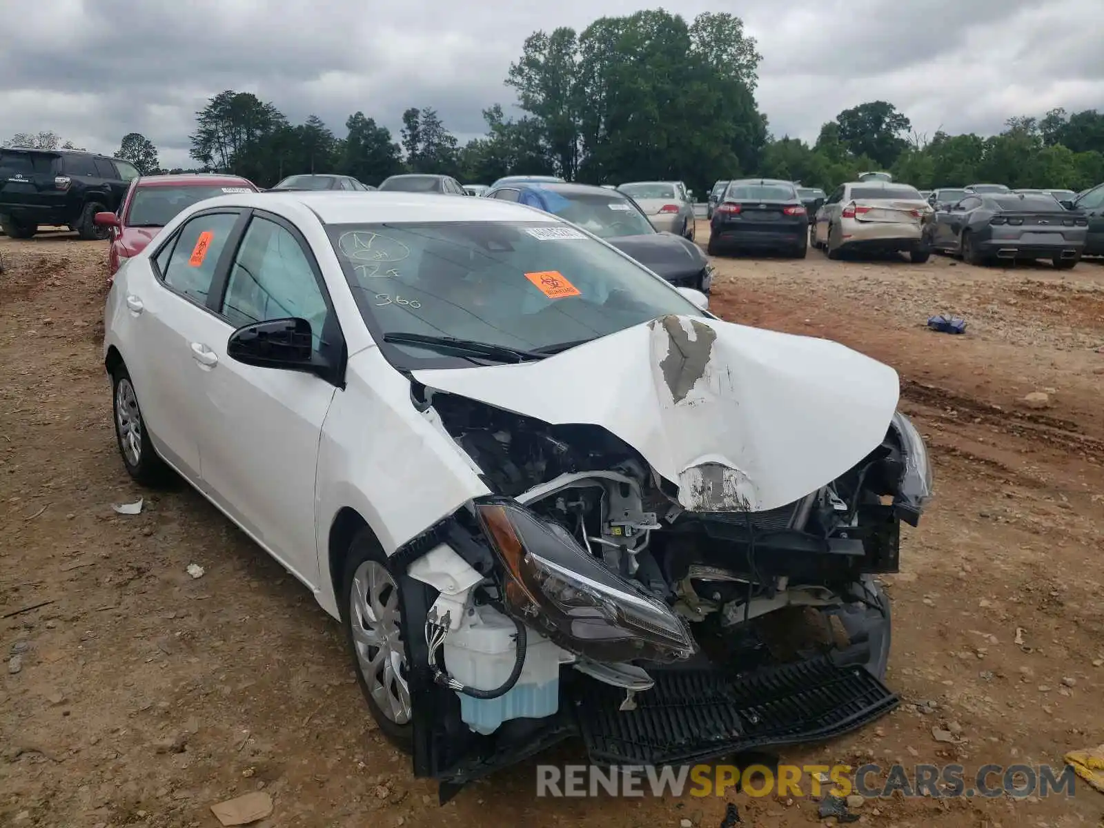 1 Photograph of a damaged car 5YFBURHE3KP900949 TOYOTA COROLLA 2019