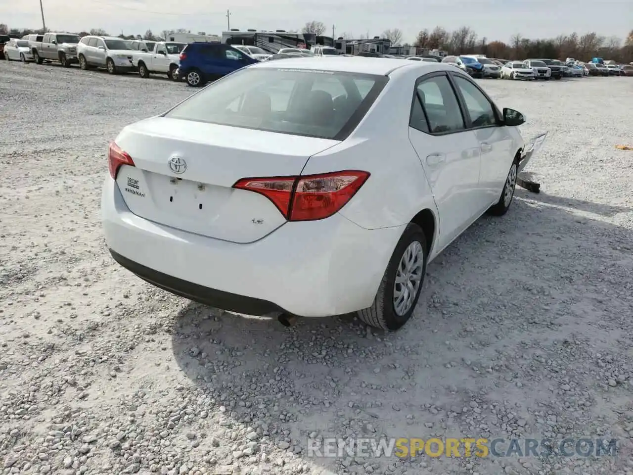 4 Photograph of a damaged car 5YFBURHE3KP902152 TOYOTA COROLLA 2019