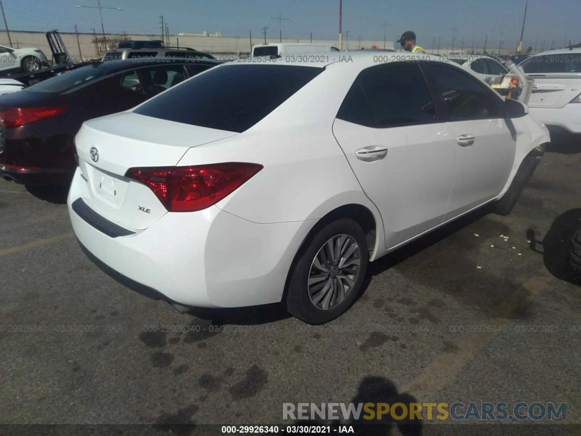 4 Photograph of a damaged car 5YFBURHE3KP906430 TOYOTA COROLLA 2019