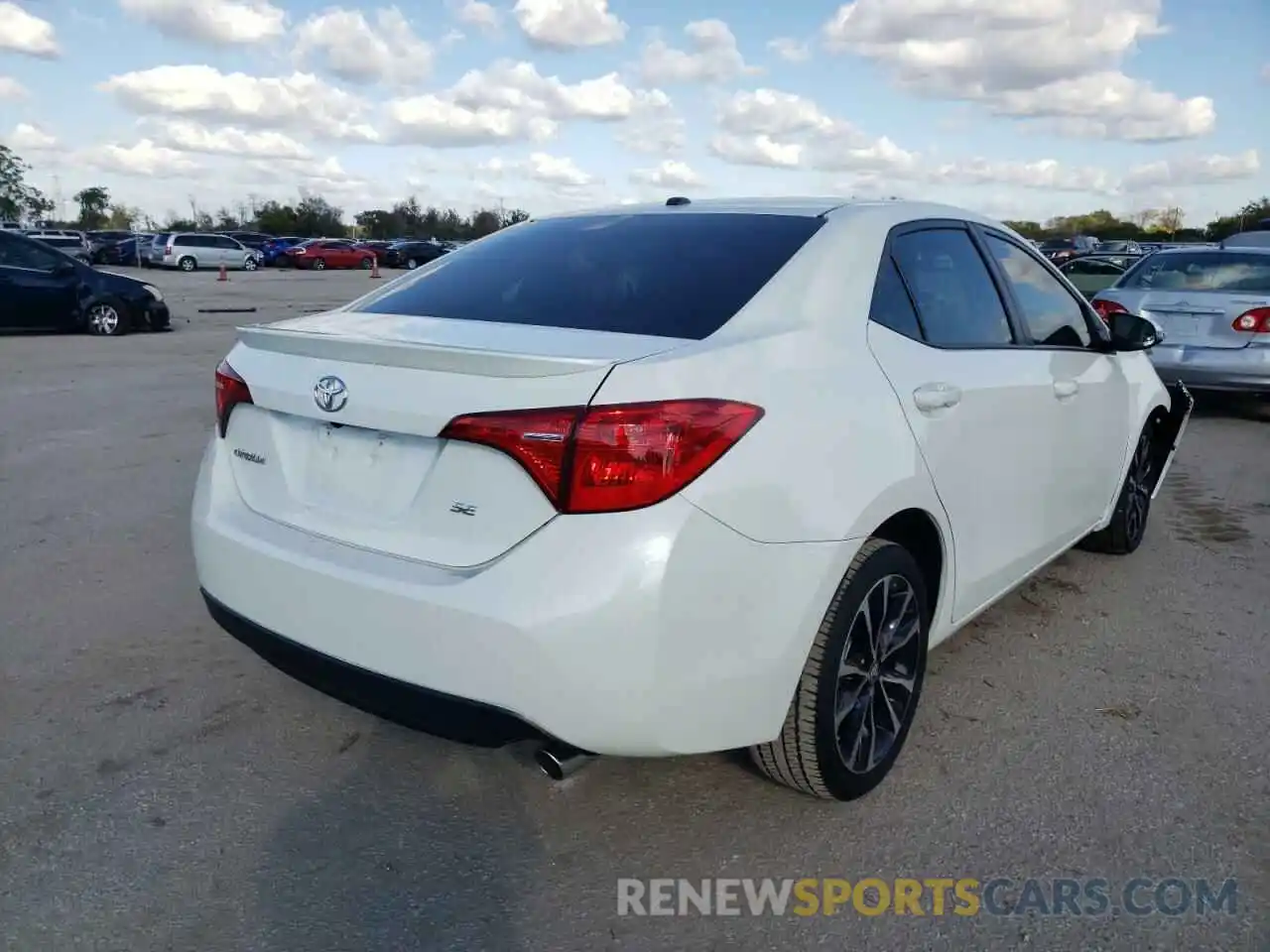 4 Photograph of a damaged car 5YFBURHE3KP906637 TOYOTA COROLLA 2019