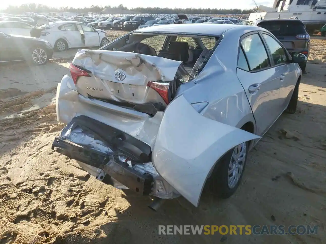 4 Photograph of a damaged car 5YFBURHE3KP907481 TOYOTA COROLLA 2019