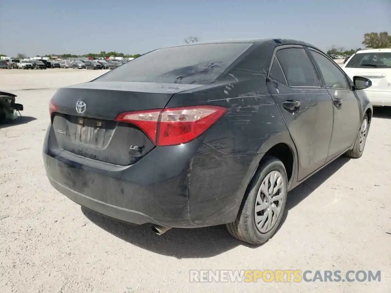 4 Photograph of a damaged car 5YFBURHE3KP909733 TOYOTA COROLLA 2019