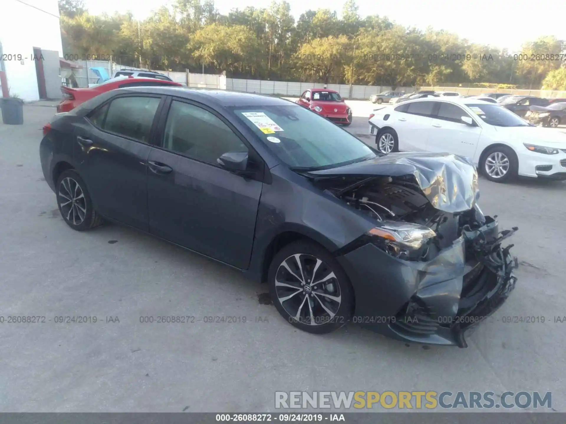 1 Photograph of a damaged car 5YFBURHE3KP910235 TOYOTA COROLLA 2019