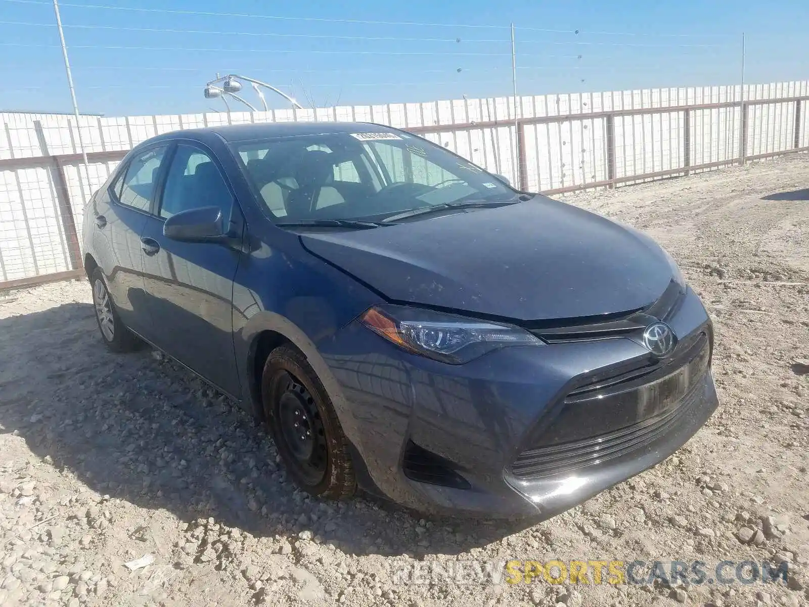 1 Photograph of a damaged car 5YFBURHE3KP910476 TOYOTA COROLLA 2019