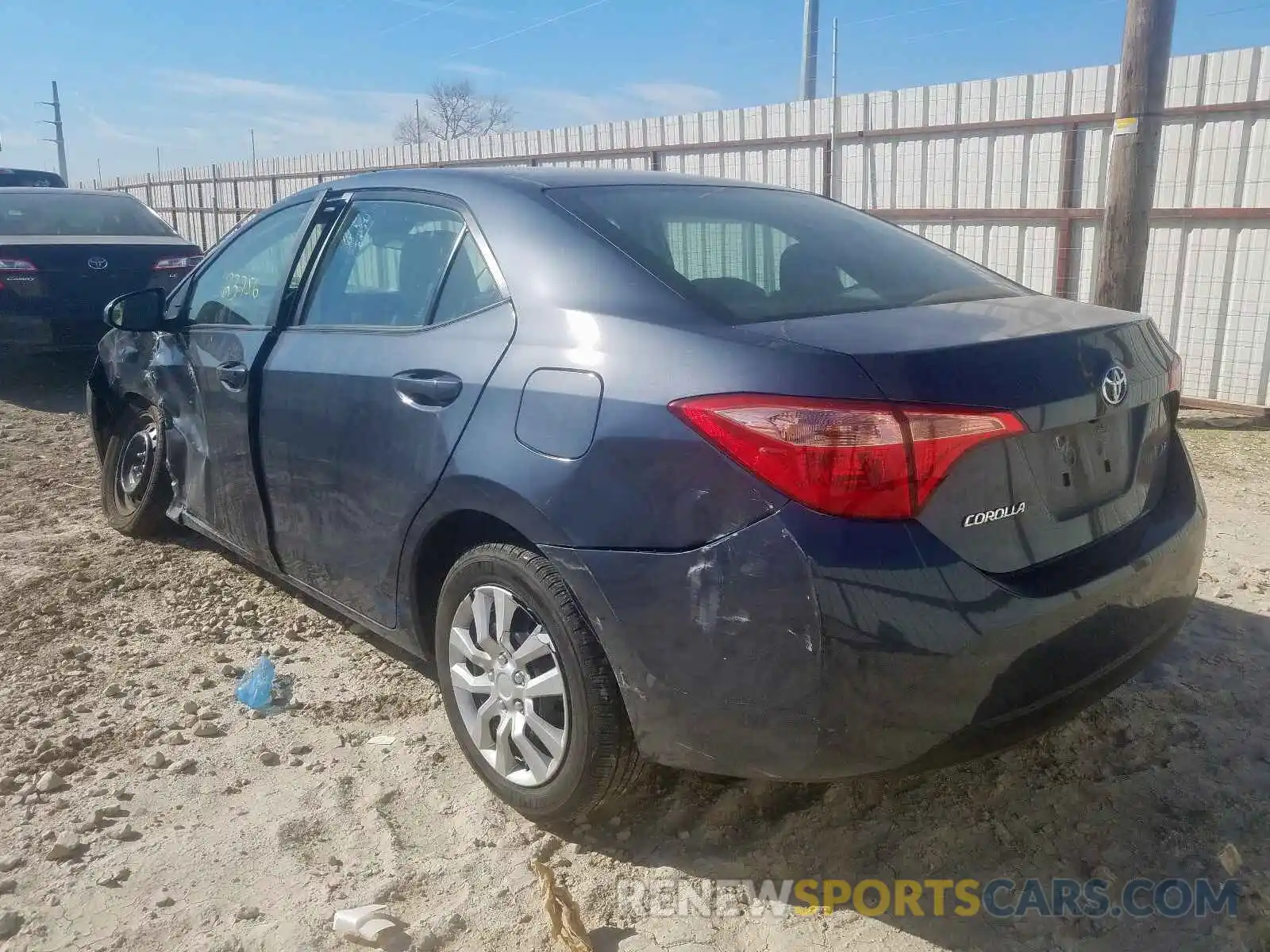 3 Photograph of a damaged car 5YFBURHE3KP910476 TOYOTA COROLLA 2019