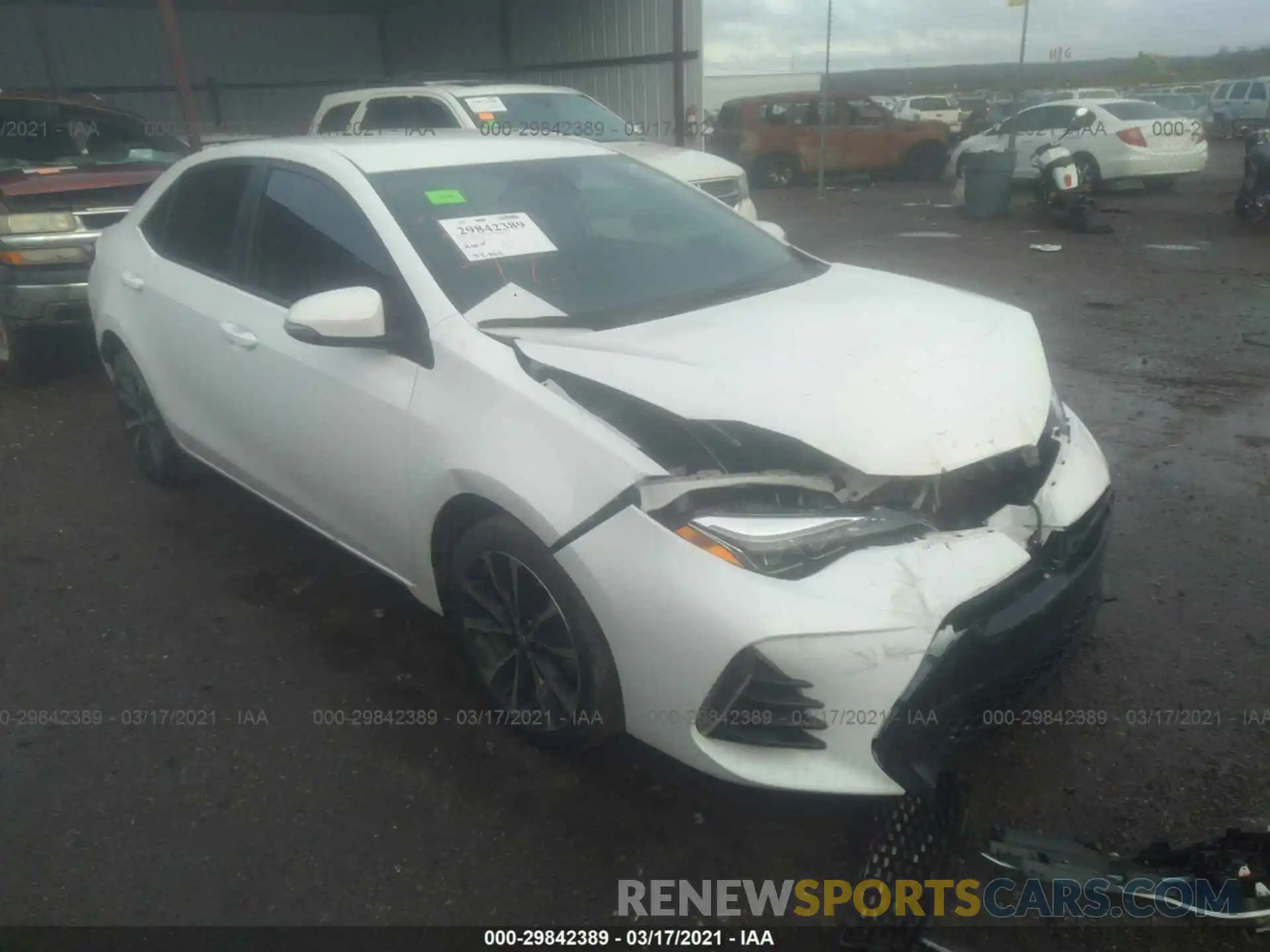 1 Photograph of a damaged car 5YFBURHE3KP912566 TOYOTA COROLLA 2019