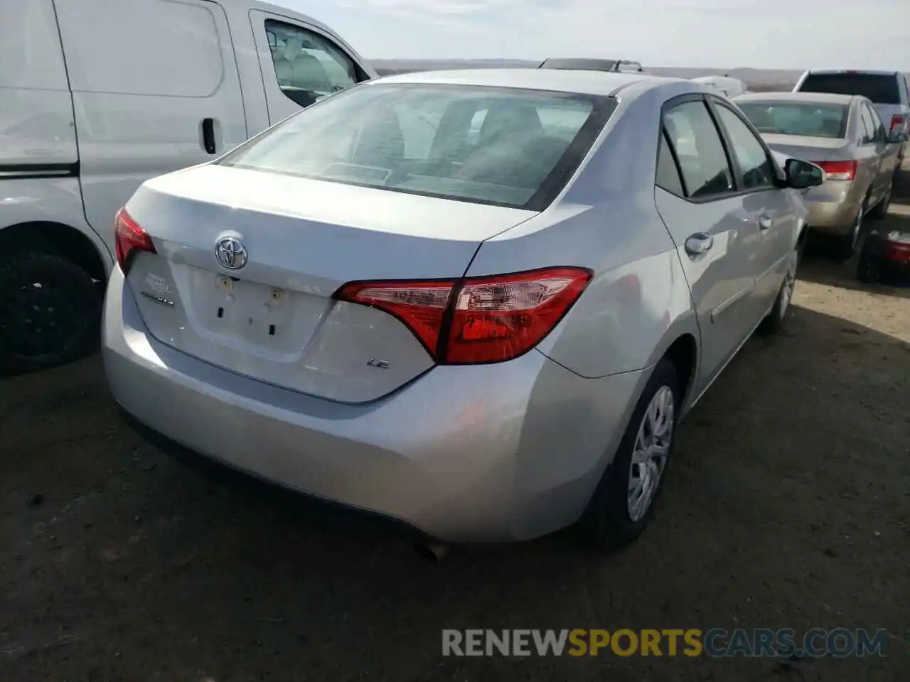 4 Photograph of a damaged car 5YFBURHE3KP917671 TOYOTA COROLLA 2019