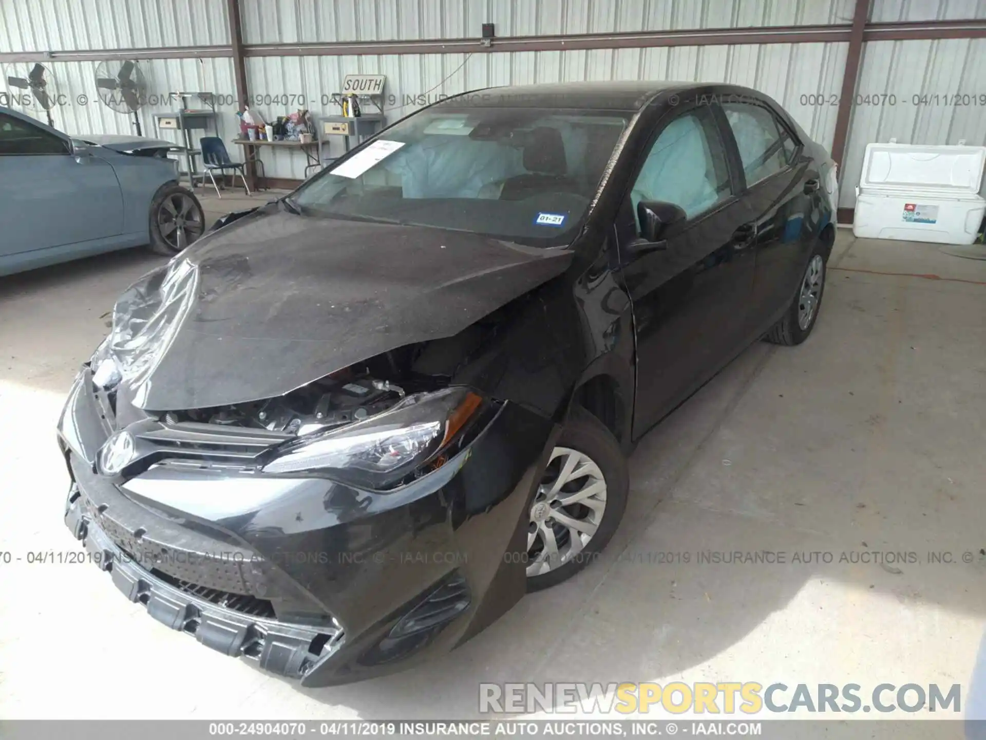 2 Photograph of a damaged car 5YFBURHE3KP918769 TOYOTA COROLLA 2019