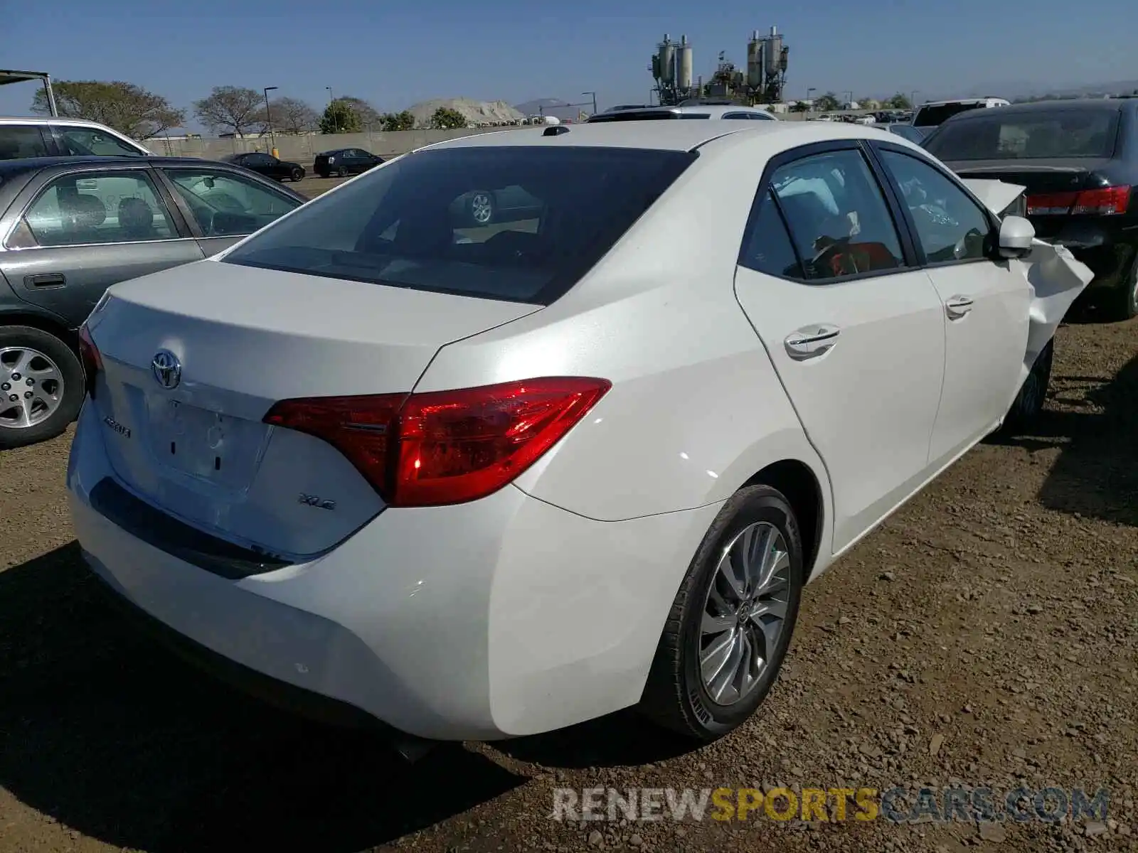 4 Photograph of a damaged car 5YFBURHE3KP919338 TOYOTA COROLLA 2019