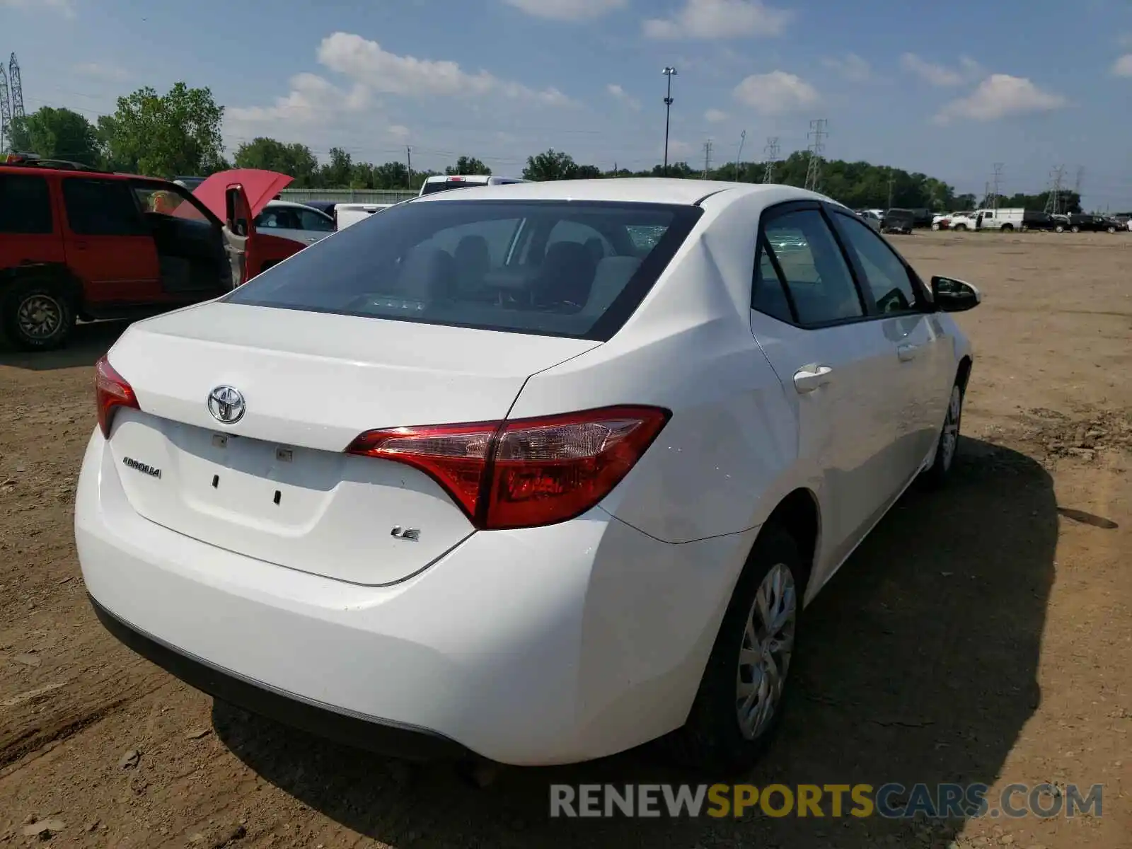 4 Photograph of a damaged car 5YFBURHE3KP919811 TOYOTA COROLLA 2019