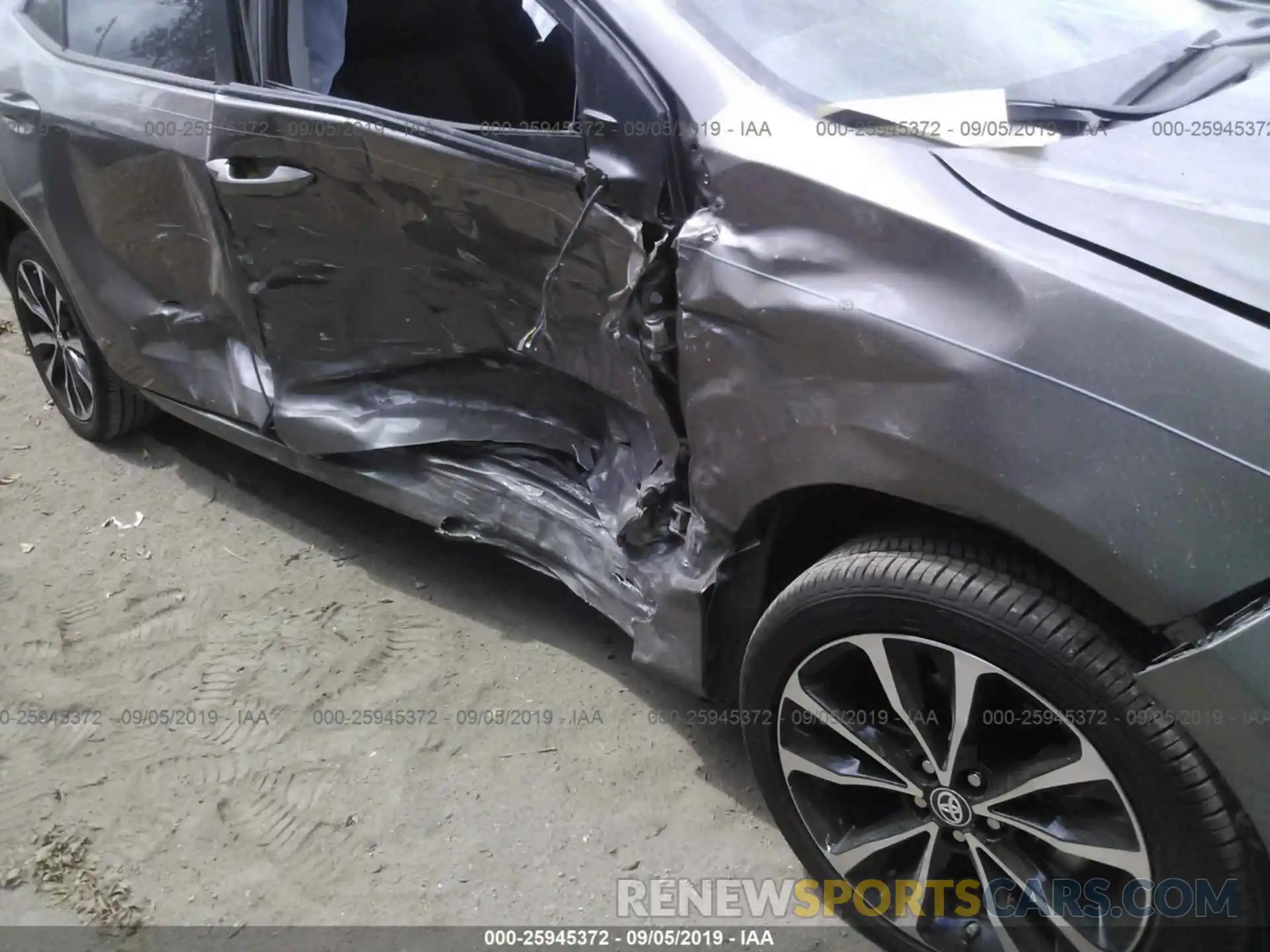 6 Photograph of a damaged car 5YFBURHE3KP921347 TOYOTA COROLLA 2019