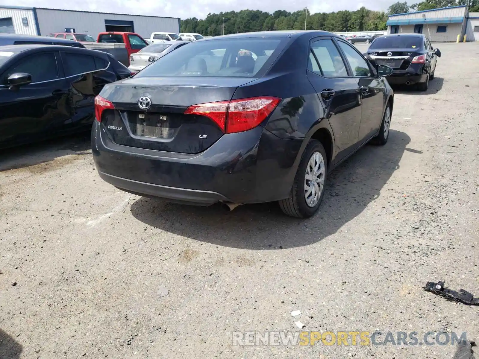 4 Photograph of a damaged car 5YFBURHE3KP922529 TOYOTA COROLLA 2019