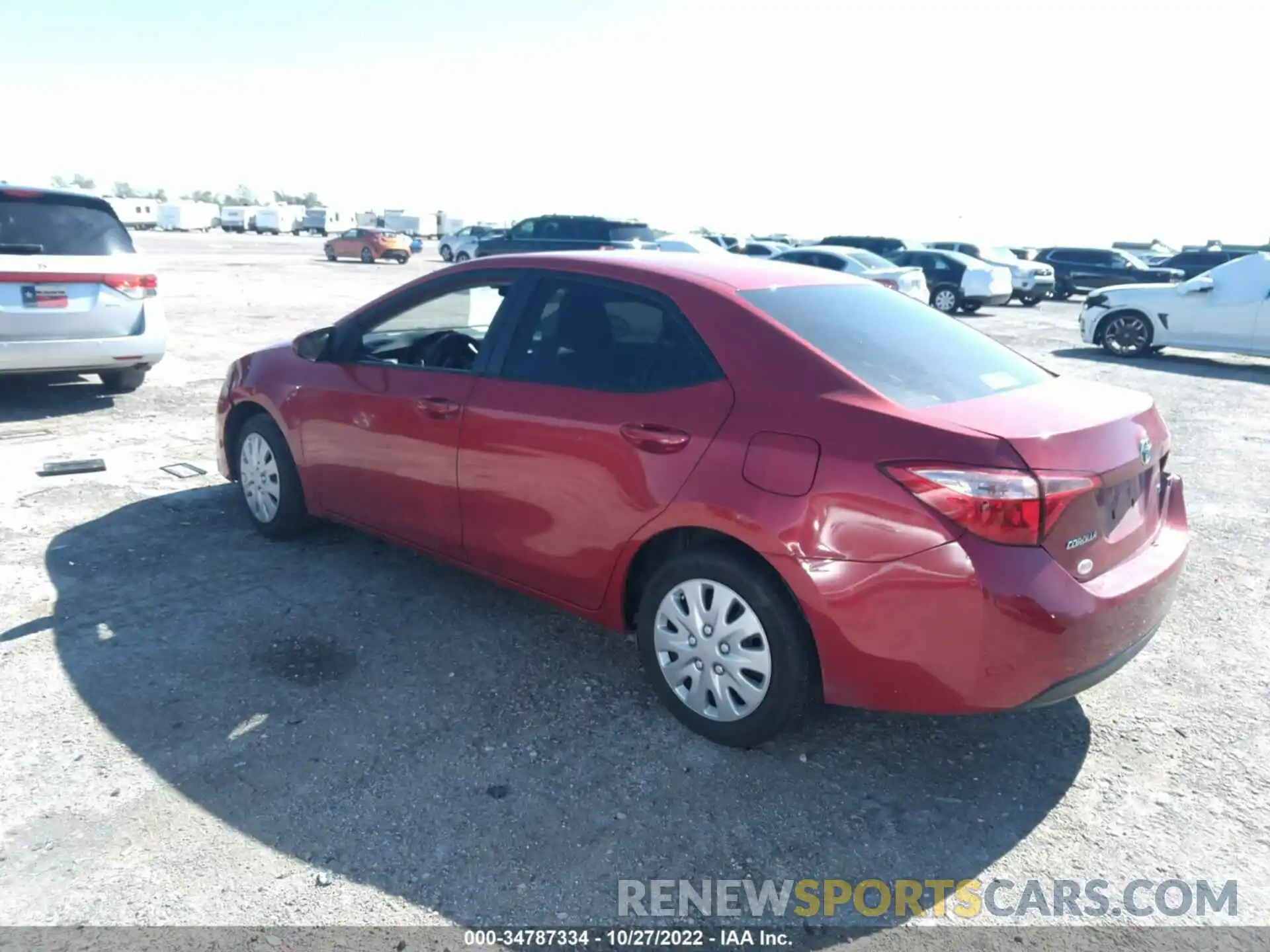 3 Photograph of a damaged car 5YFBURHE3KP925091 TOYOTA COROLLA 2019