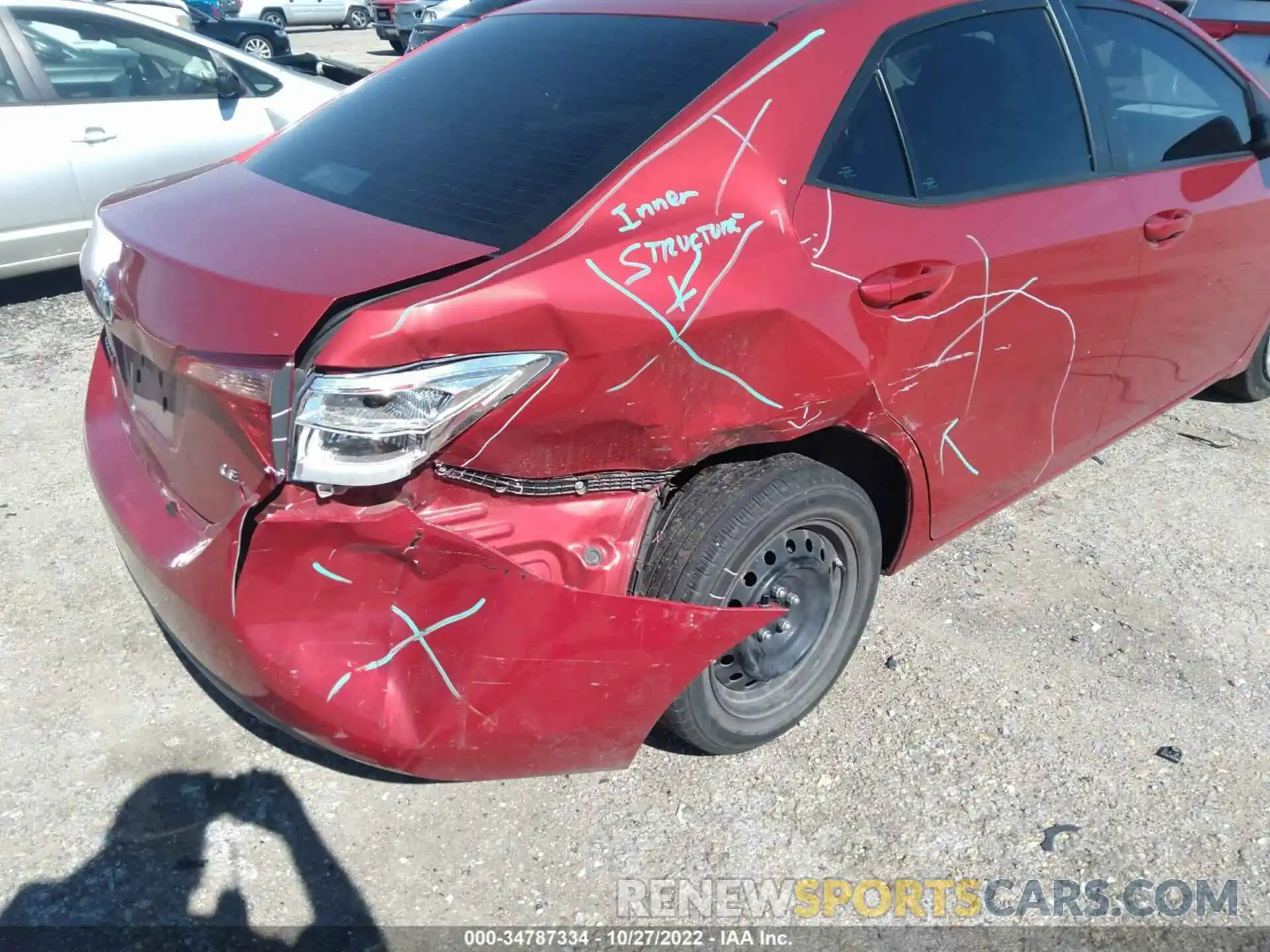 5 Photograph of a damaged car 5YFBURHE3KP925091 TOYOTA COROLLA 2019