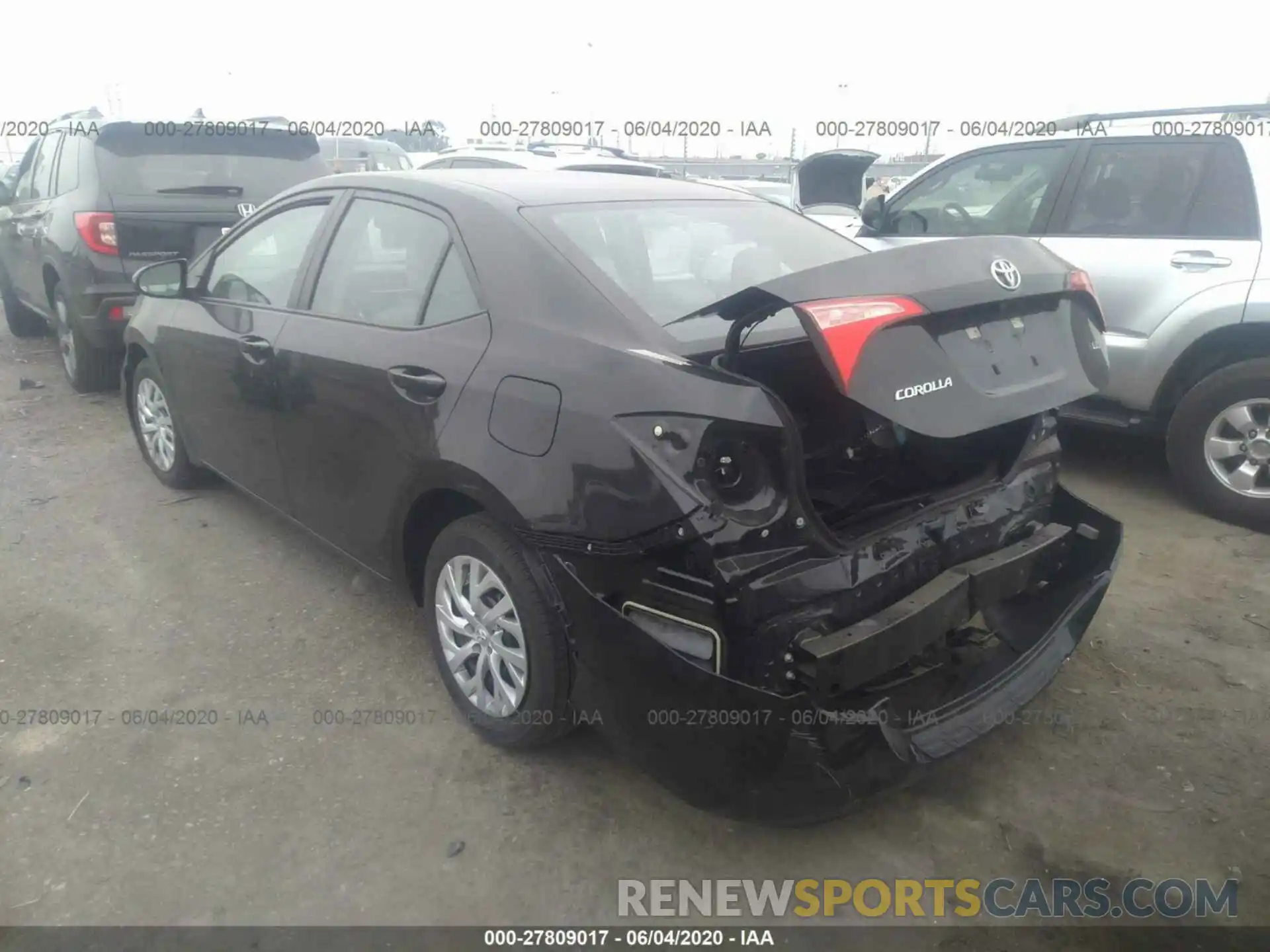 3 Photograph of a damaged car 5YFBURHE3KP926550 TOYOTA COROLLA 2019