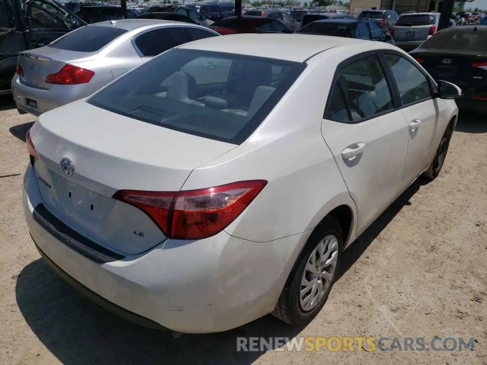 4 Photograph of a damaged car 5YFBURHE3KP926788 TOYOTA COROLLA 2019