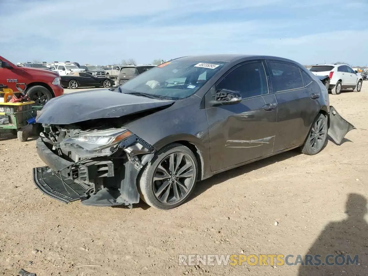 1 Photograph of a damaged car 5YFBURHE3KP927598 TOYOTA COROLLA 2019