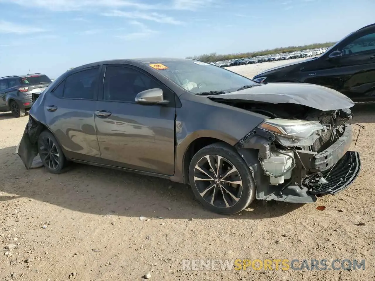 4 Photograph of a damaged car 5YFBURHE3KP927598 TOYOTA COROLLA 2019