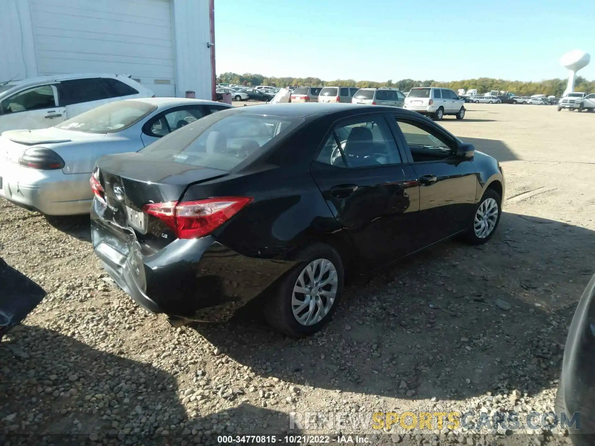 4 Photograph of a damaged car 5YFBURHE3KP928377 TOYOTA COROLLA 2019