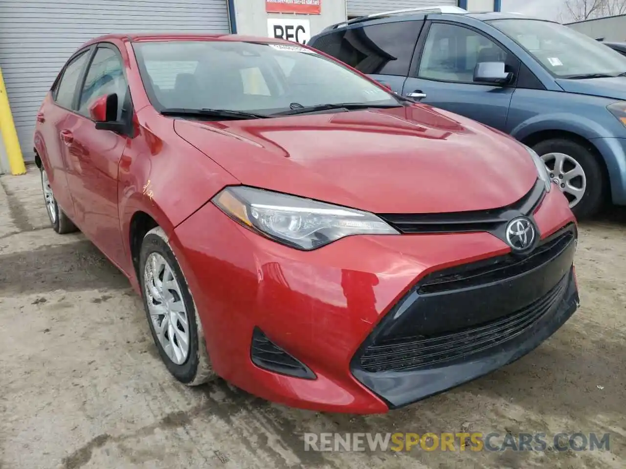 1 Photograph of a damaged car 5YFBURHE3KP928461 TOYOTA COROLLA 2019