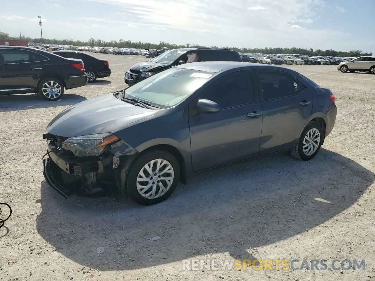 1 Photograph of a damaged car 5YFBURHE3KP932624 TOYOTA COROLLA 2019