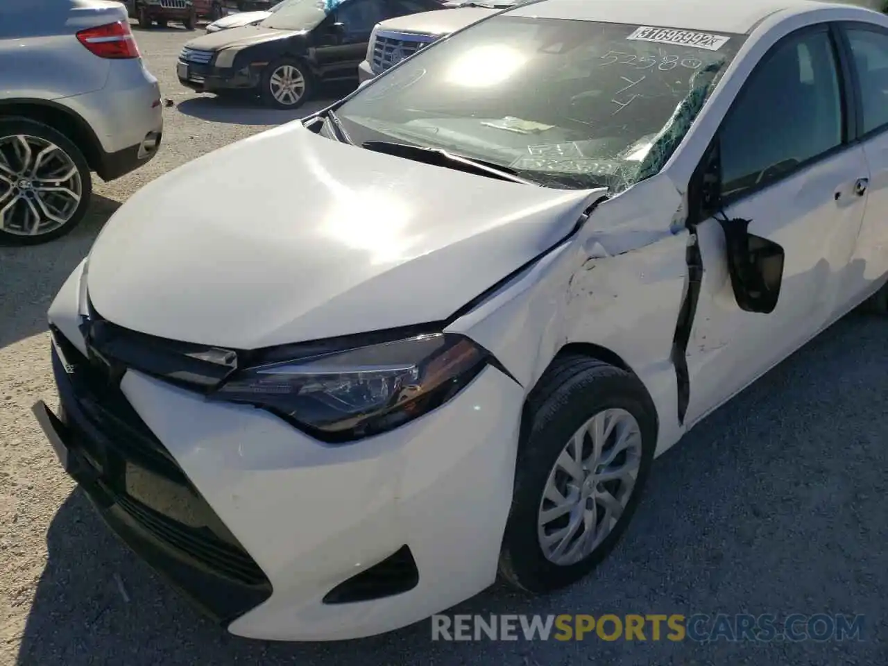 9 Photograph of a damaged car 5YFBURHE3KP933045 TOYOTA COROLLA 2019