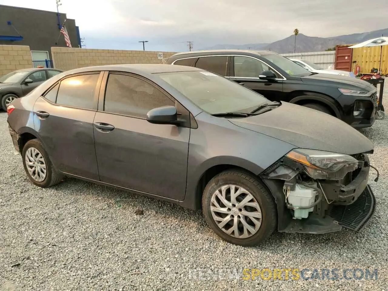 4 Photograph of a damaged car 5YFBURHE3KP933630 TOYOTA COROLLA 2019