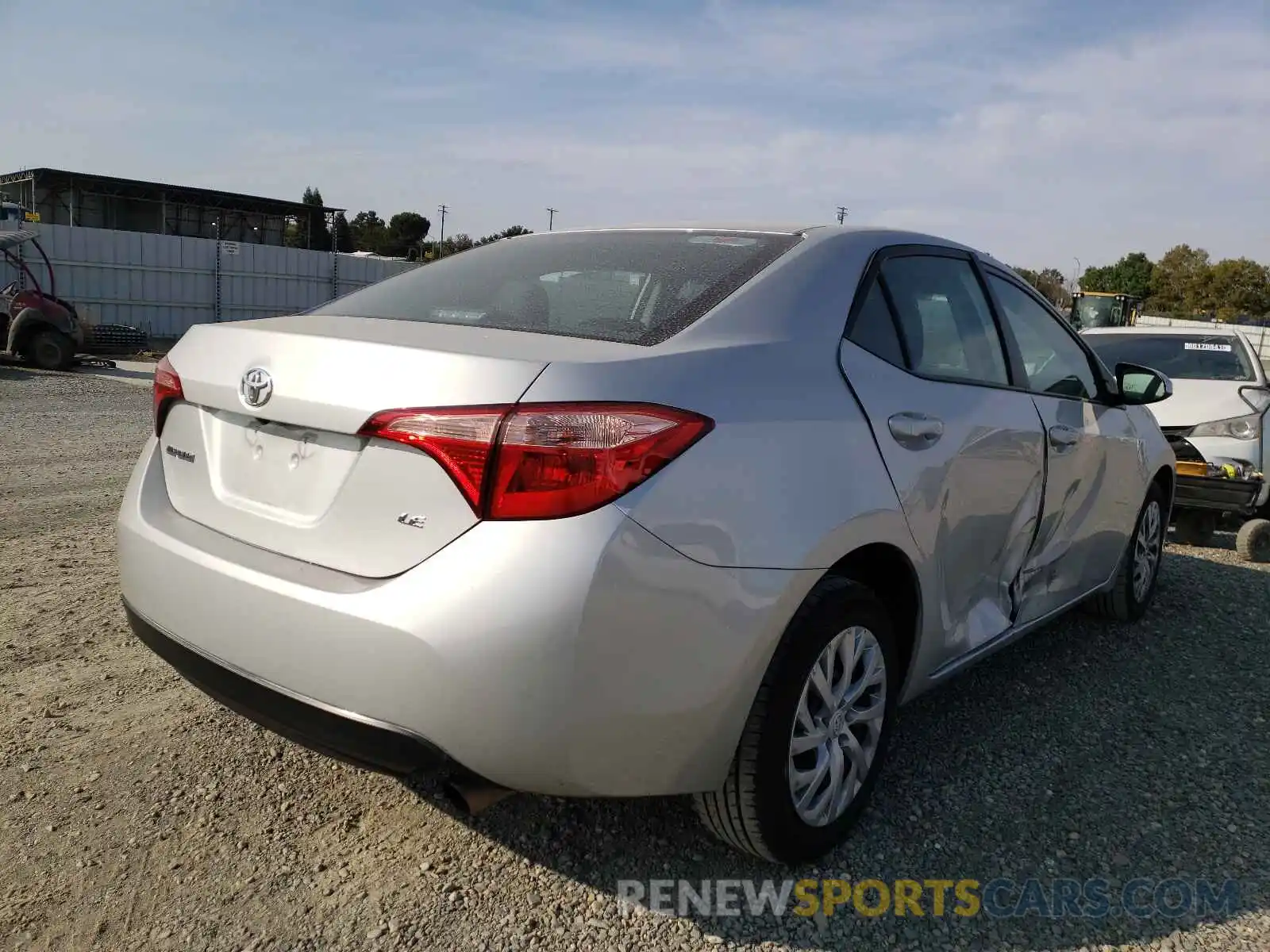 4 Photograph of a damaged car 5YFBURHE3KP934292 TOYOTA COROLLA 2019