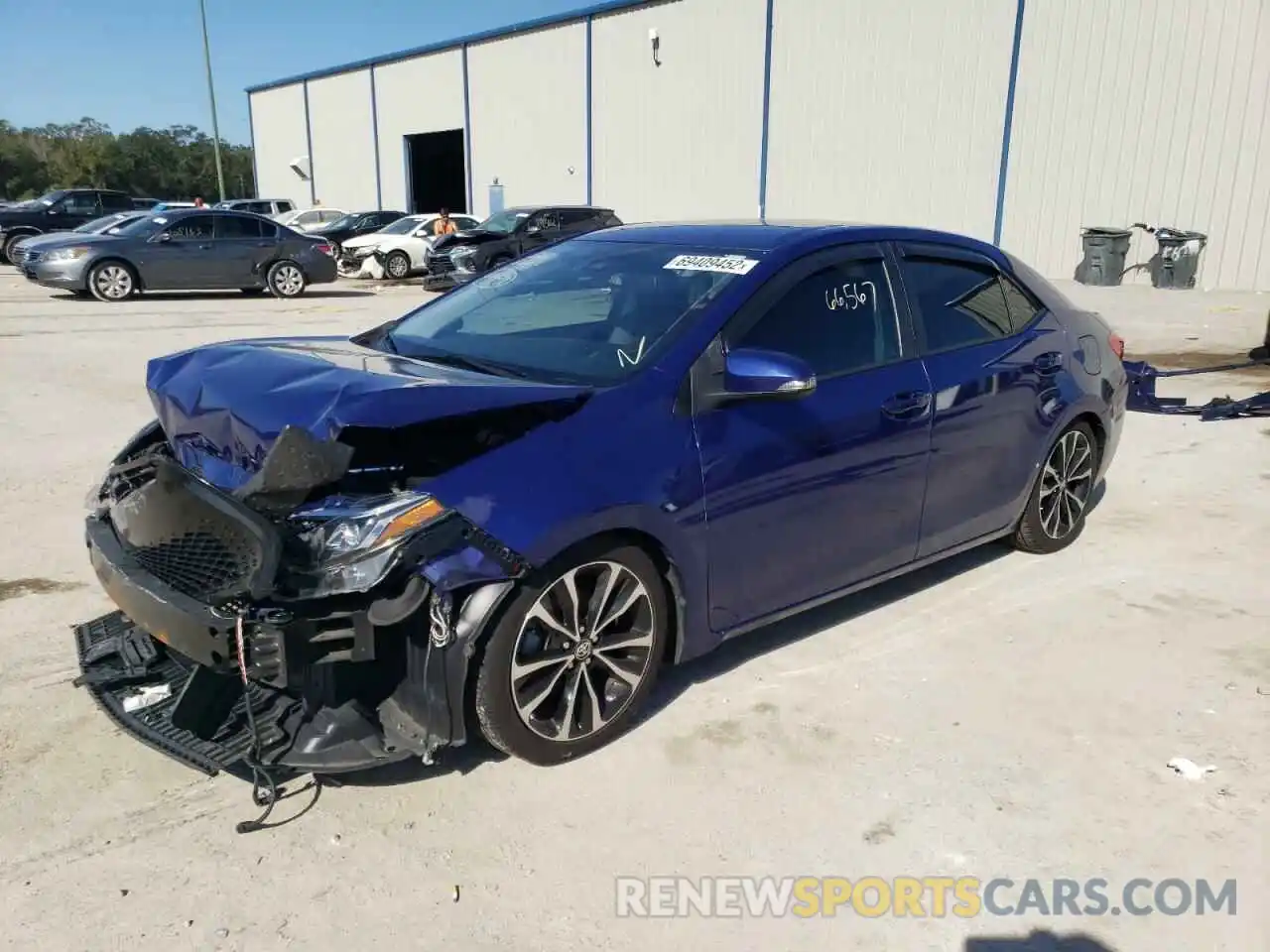 1 Photograph of a damaged car 5YFBURHE3KP934762 TOYOTA COROLLA 2019