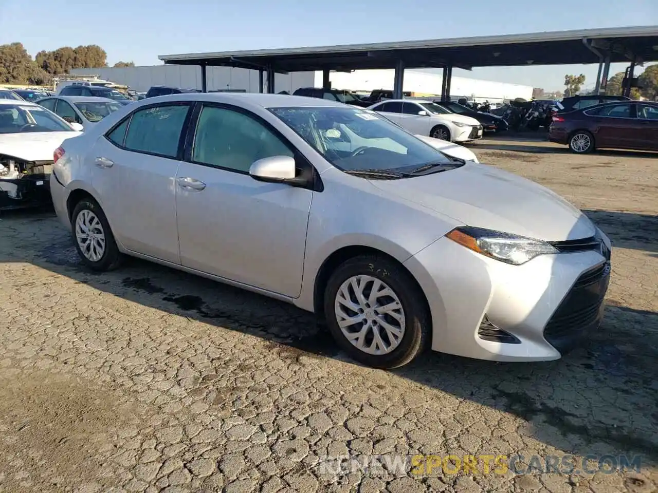 4 Photograph of a damaged car 5YFBURHE3KP934972 TOYOTA COROLLA 2019